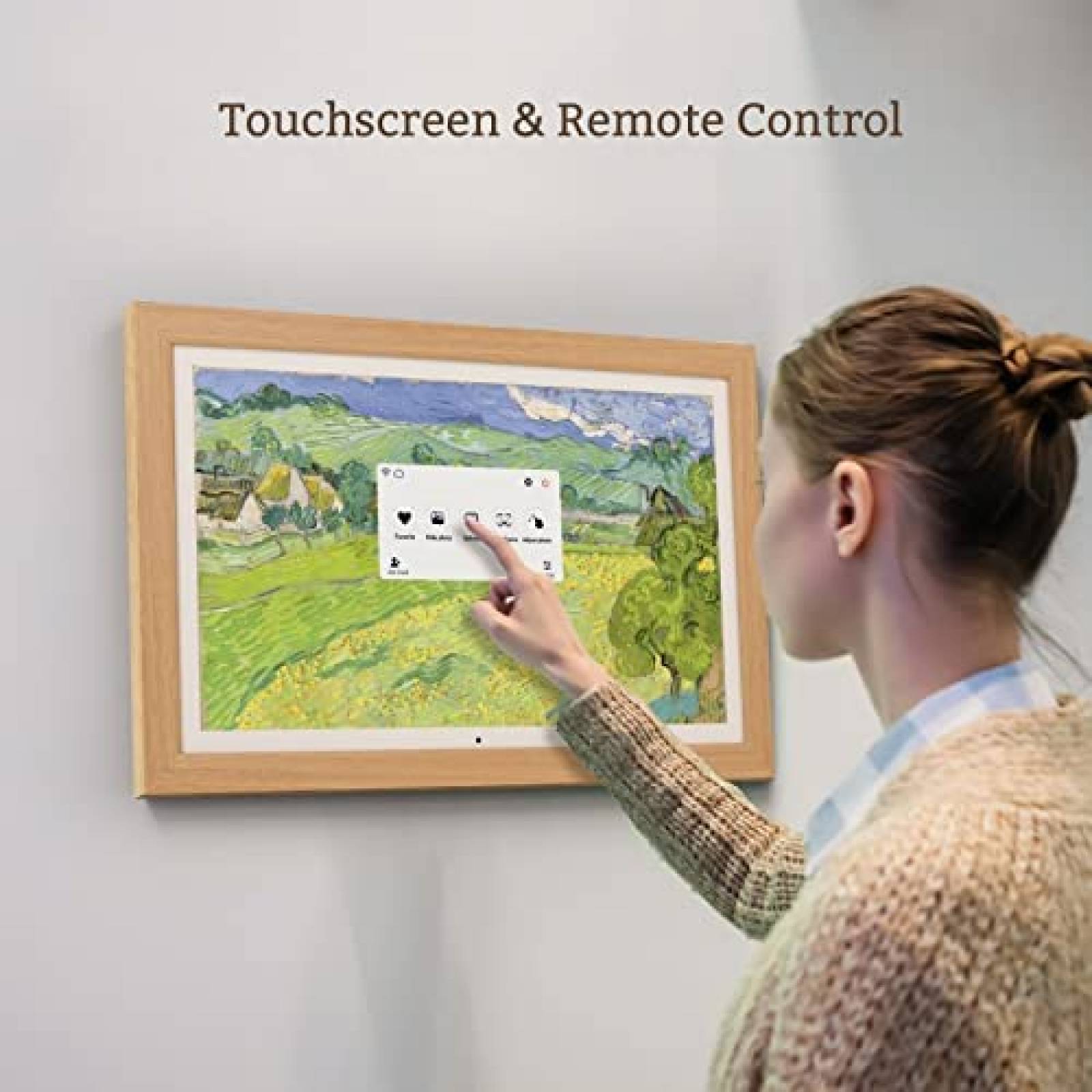 Portaretratos Digital Humblestead 21.5" Tactil 1920 x 1080