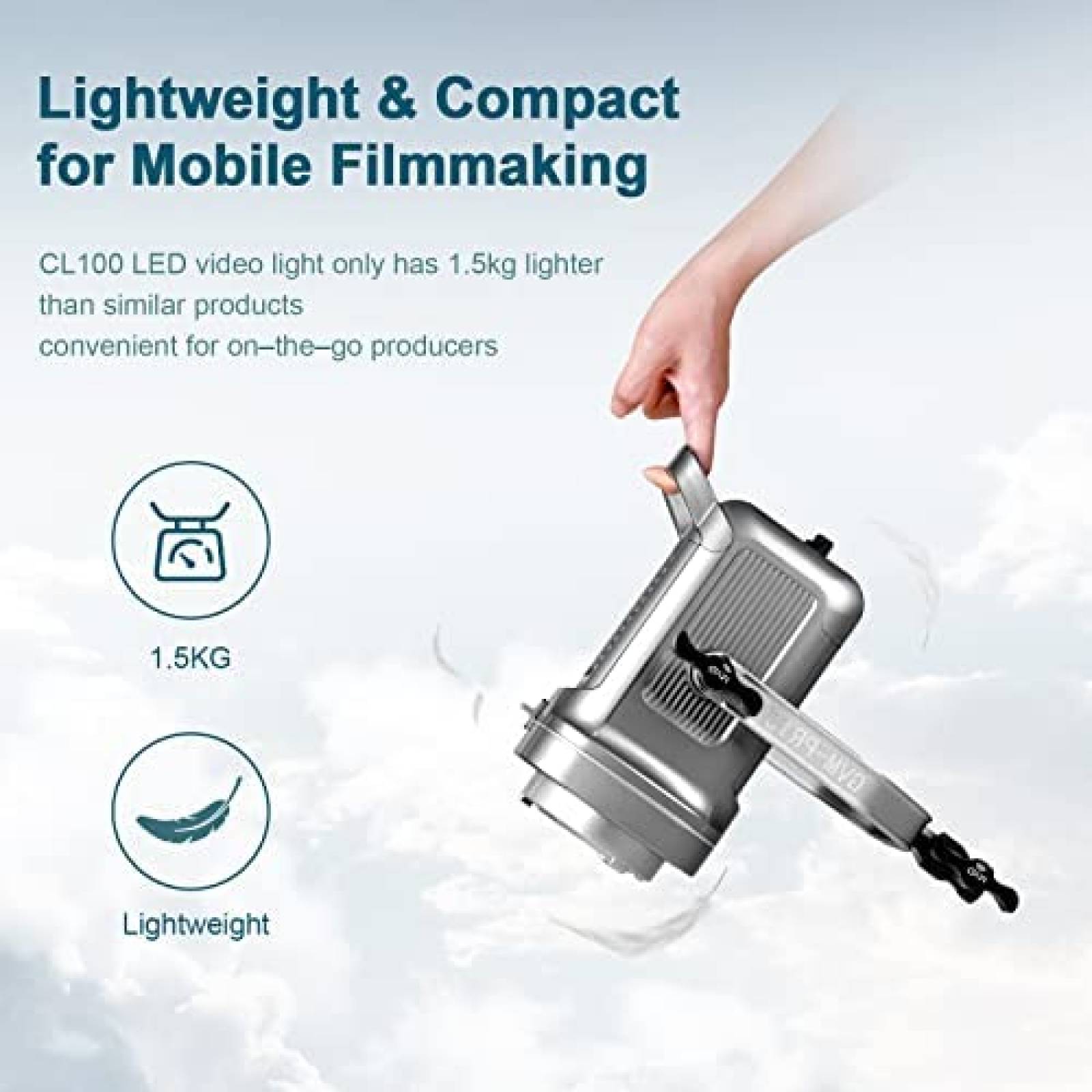 Lampara Fotografica Great Video Maker 150RW RGB 2700-7500K