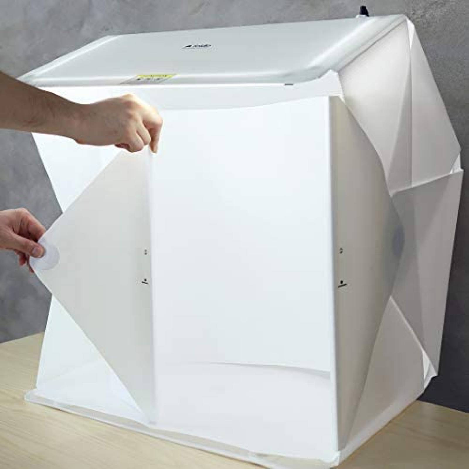Caja de Luz Foldio Portatil de 60 CM base 360 -Blanco