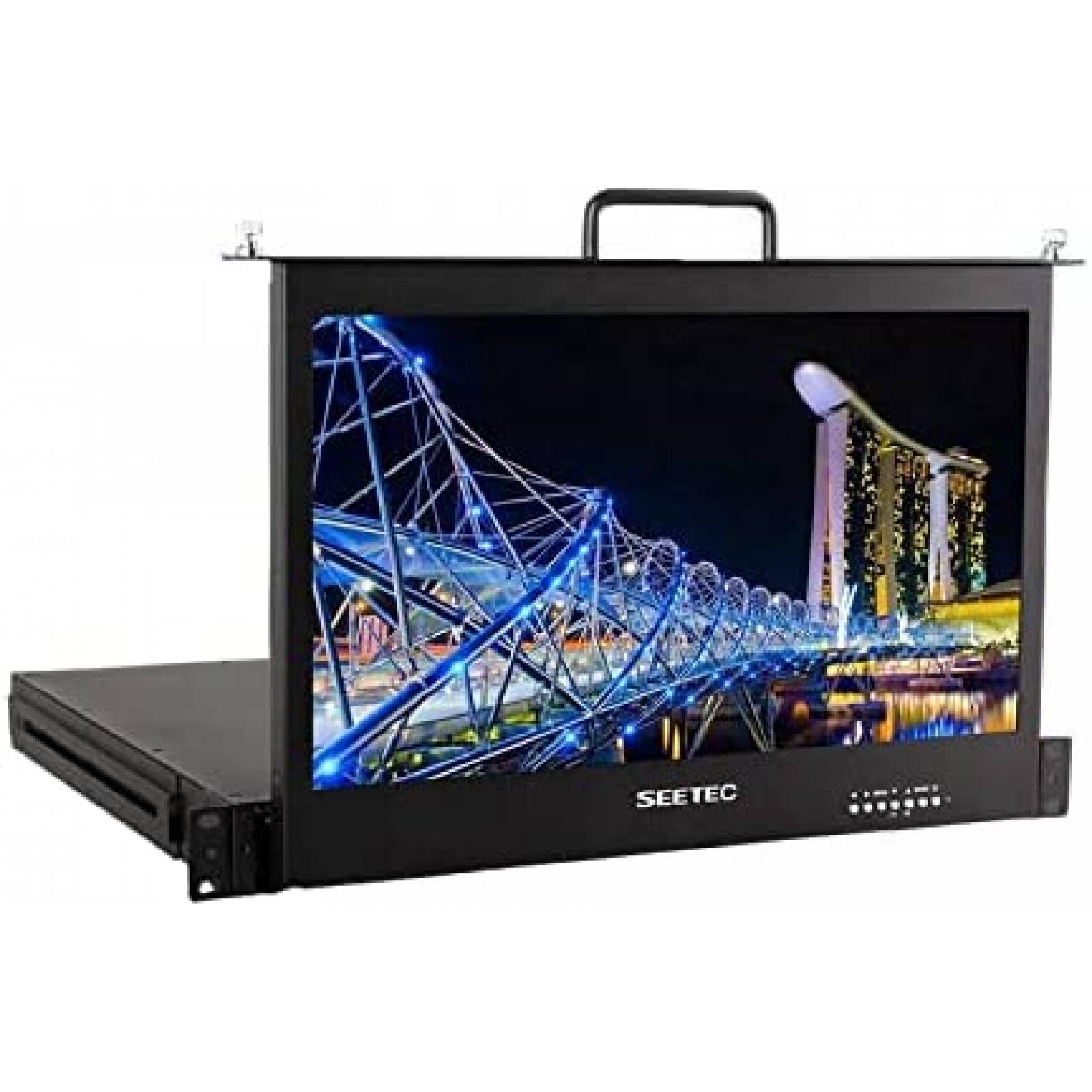 Monitor para Rack SEETEC SC173-HD FHD 1080P HDMI -Negro