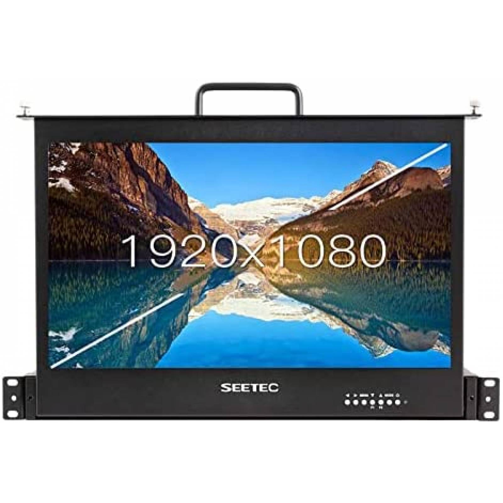 Monitor para Rack SEETEC SC173-HD FHD 1080P HDMI -Negro