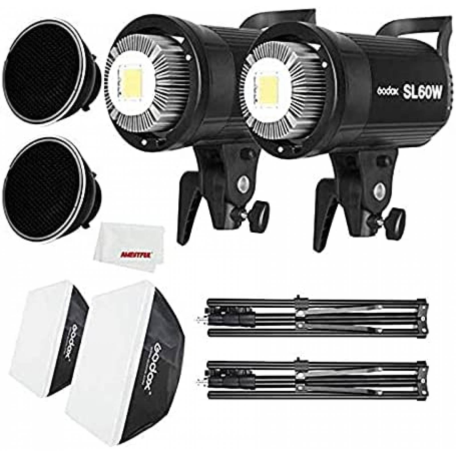 Luz de Video/Fotografia Continua GODOX LED 60W -Negro