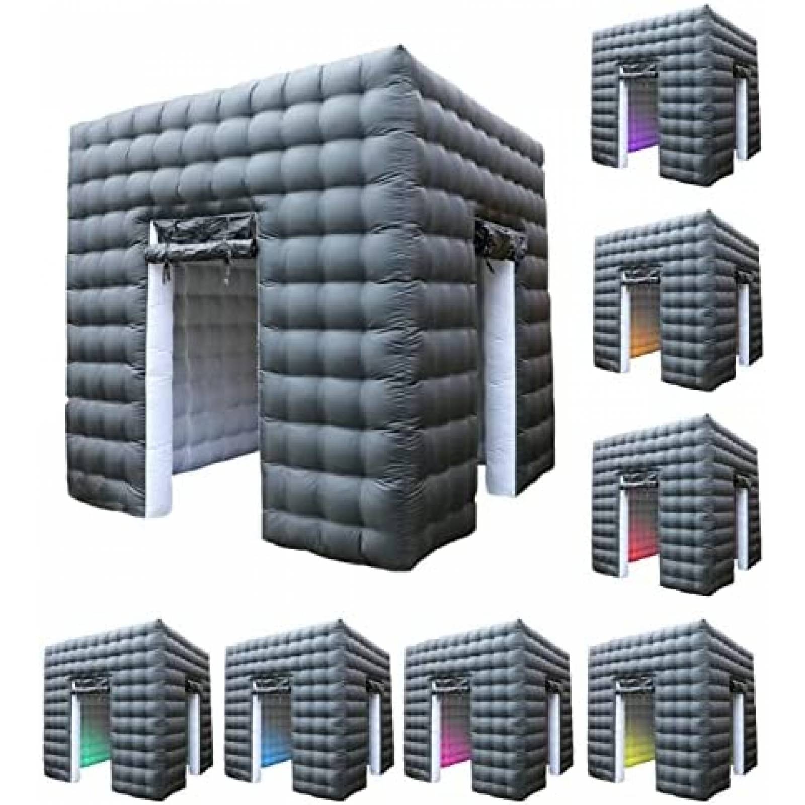 Cabina de Fotos Inflable Luces LED para Fiestas Eventos Boda