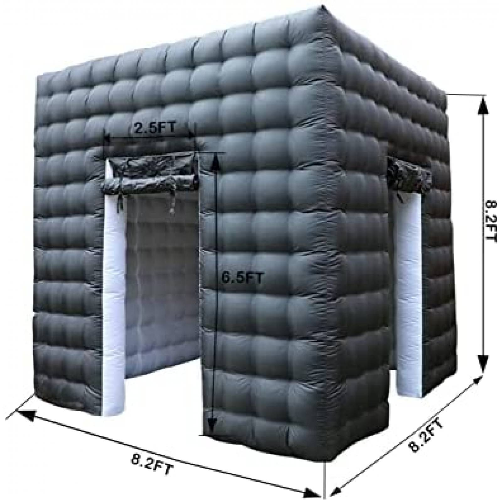 Cabina de Fotos Inflable Luces LED para Fiestas Eventos Boda