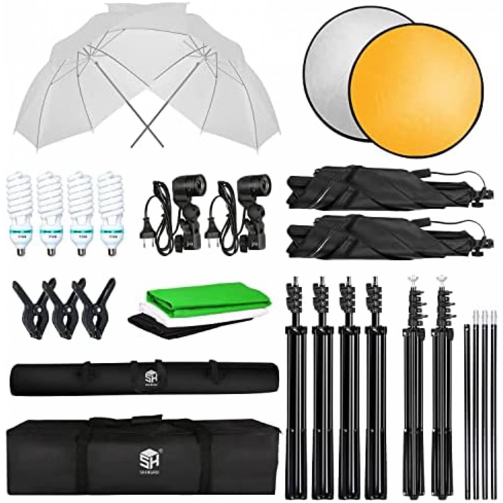 Kit de Iluminacion SH SOFTSET 2.6x3M + accesorios -Blanco