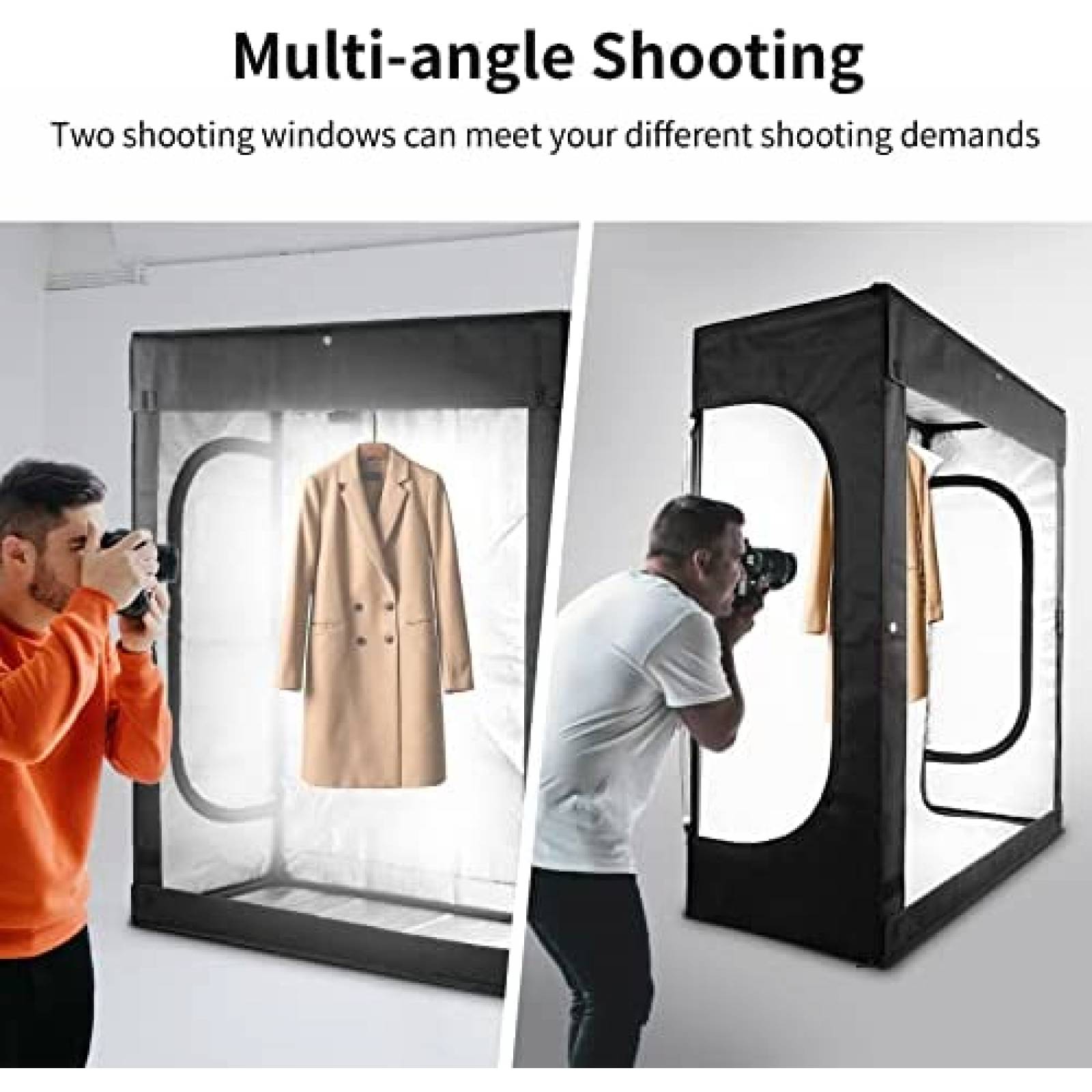 Caja de Luz Fotografia Selens 62x47x31in Grande con Tira LED