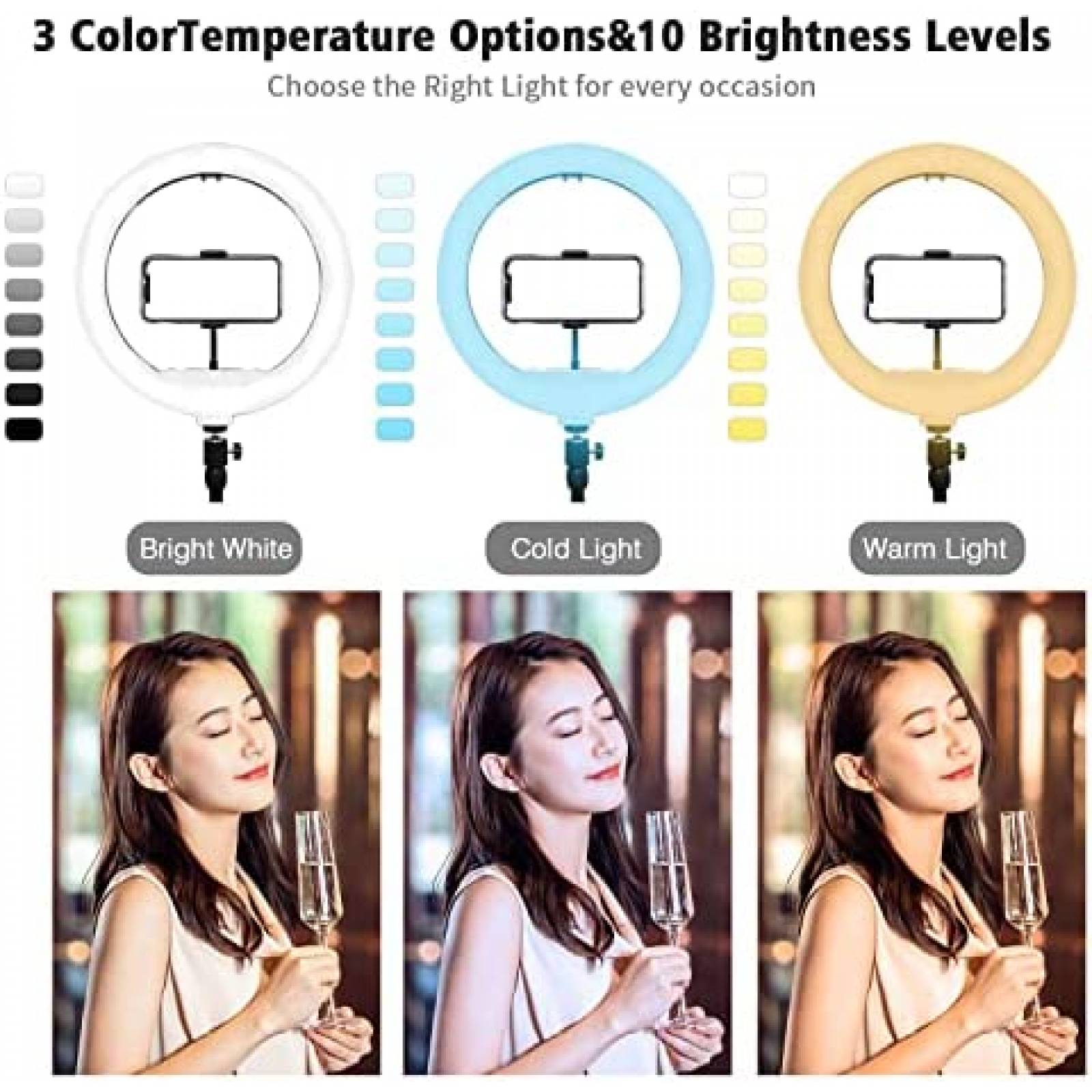 Photobooth Giratorio MWE 360 68cm para 2p con Aro de Luz