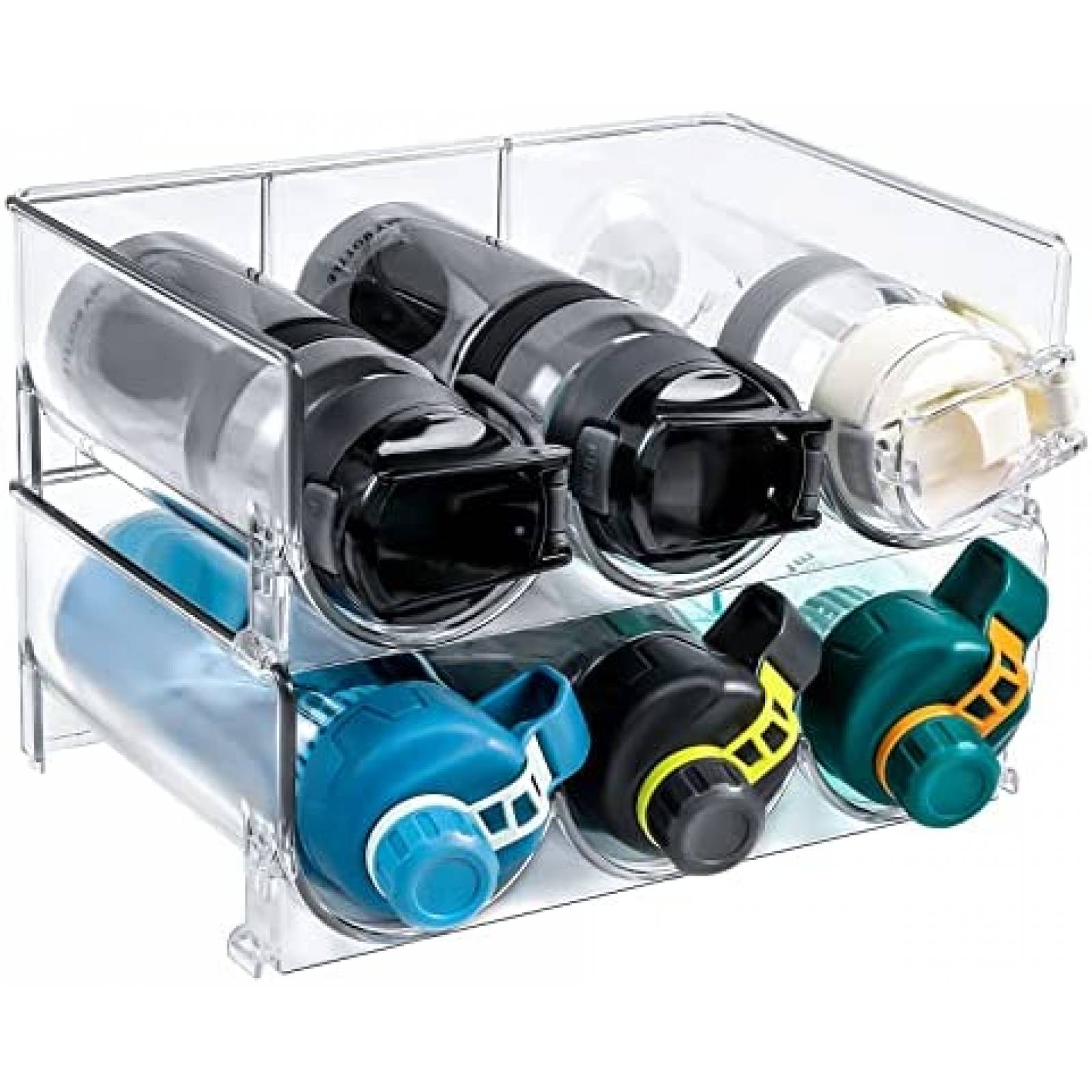 2 Organizadores de Botellas MeCids Para Cajones de Cocina