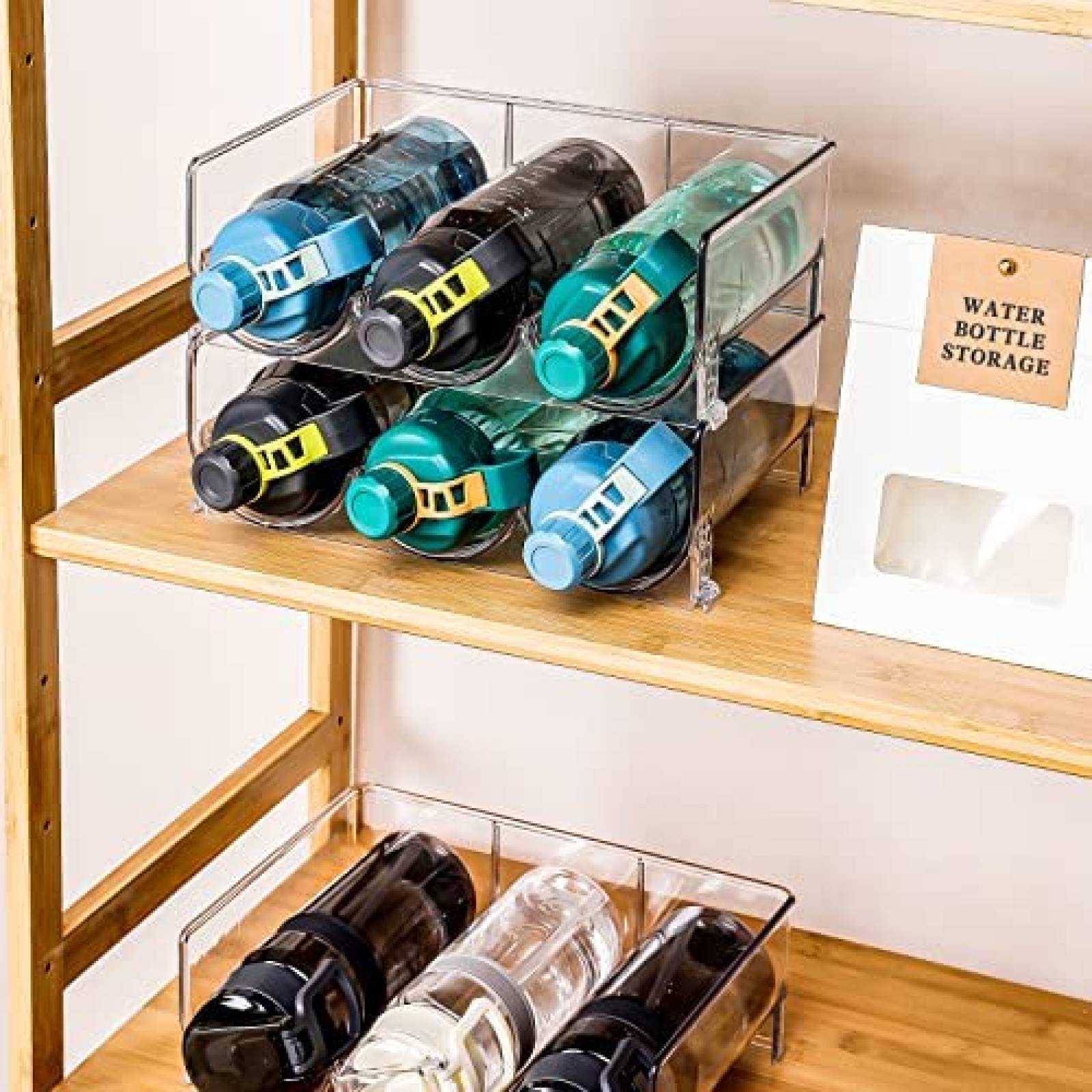 2 Organizadores de Botellas MeCids Para Cajones de Cocina