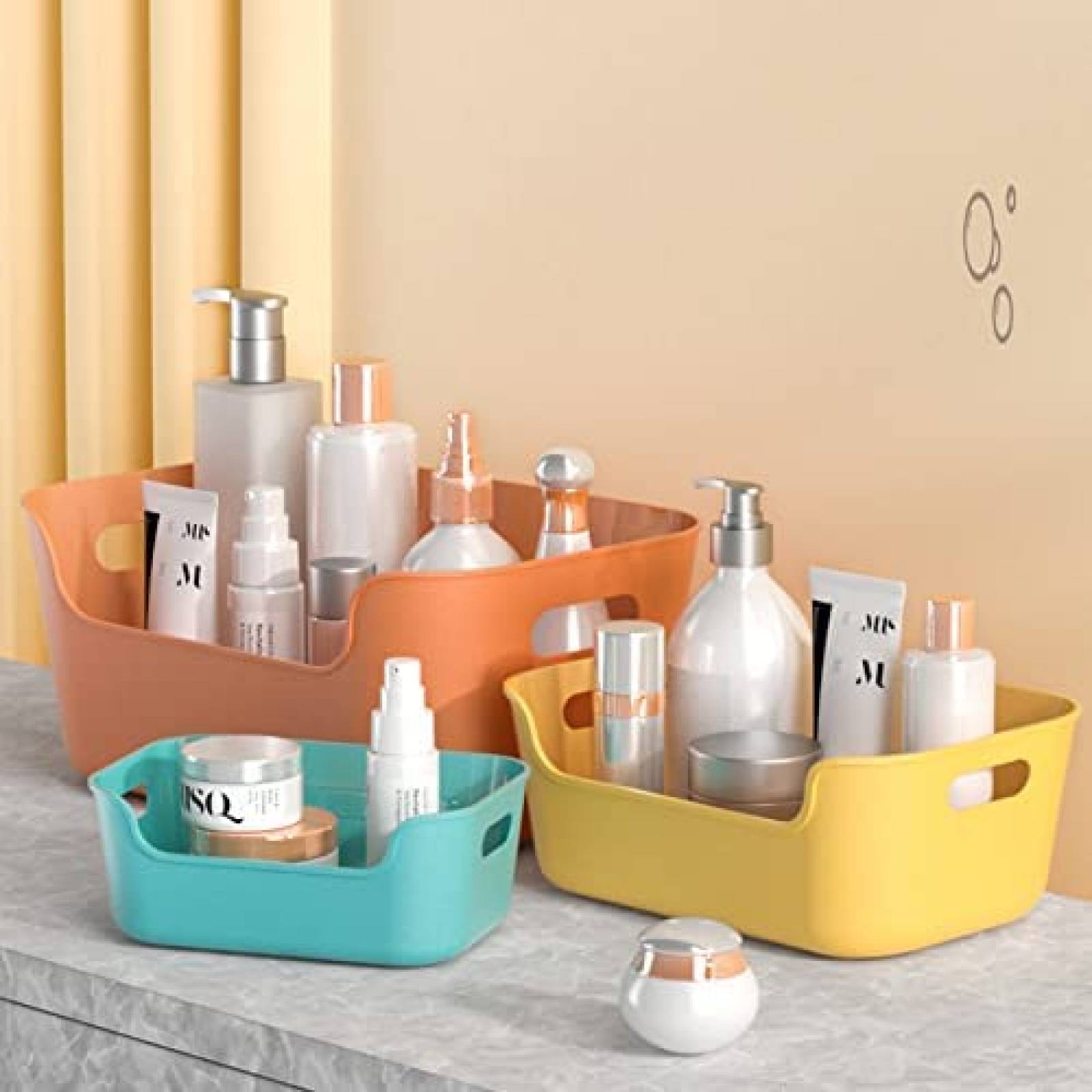 4 Cestas Organizadoras T Legend de Plasticol Multiusos