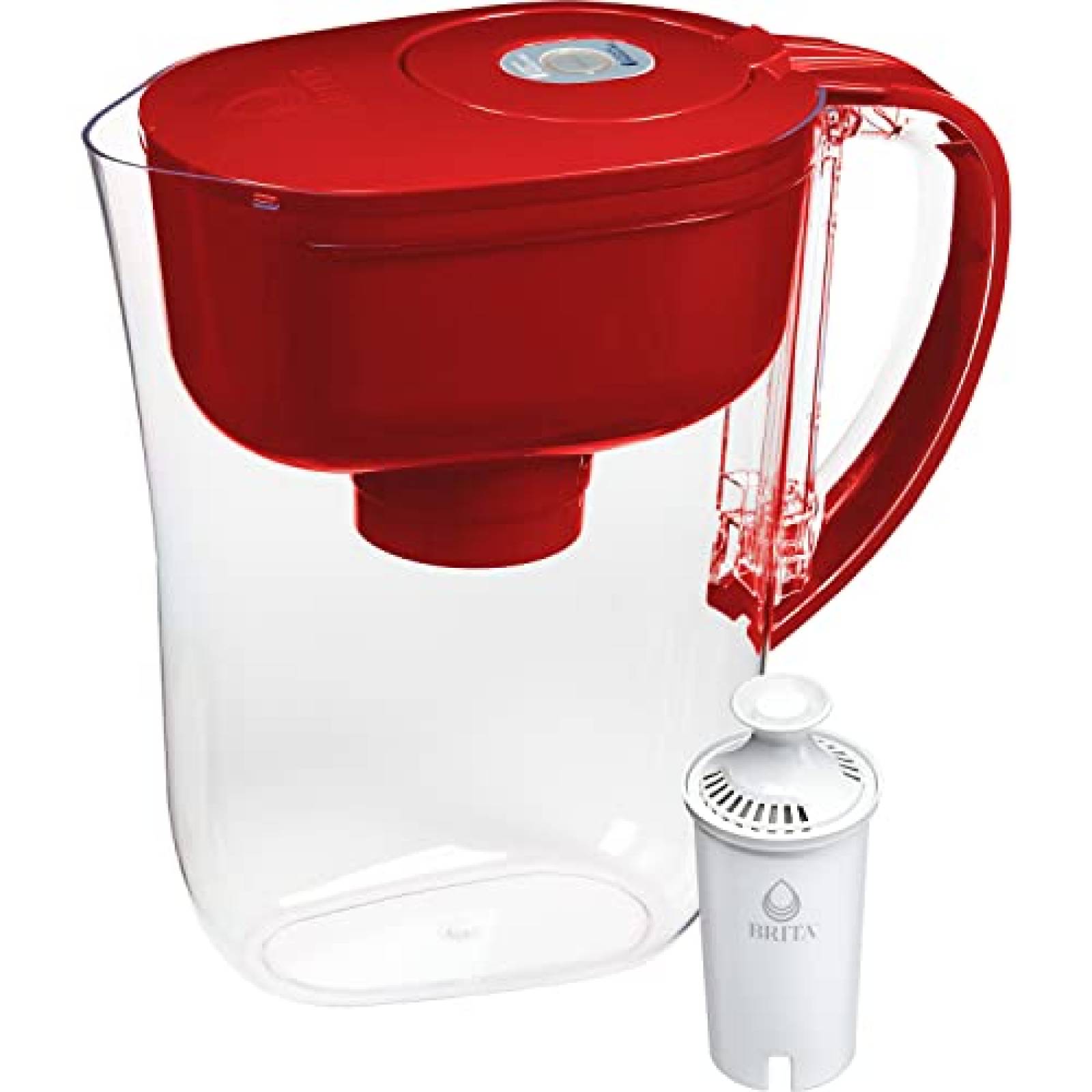 Jarra con Filtro de Agua Brita Capacidad de 1.4L -Rojo