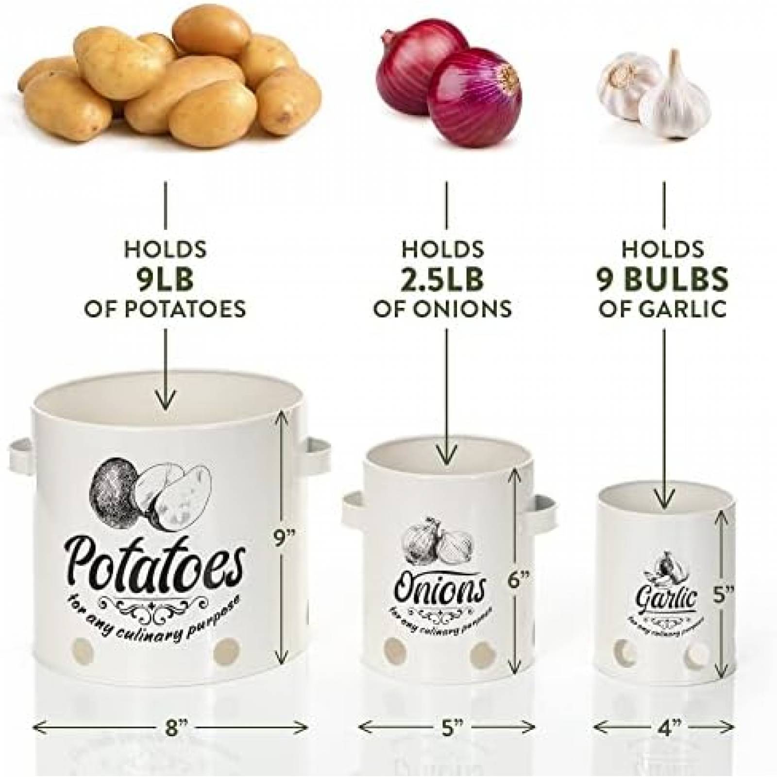 Recipientes De Almacenamiento Prosper Culinary Alimentos