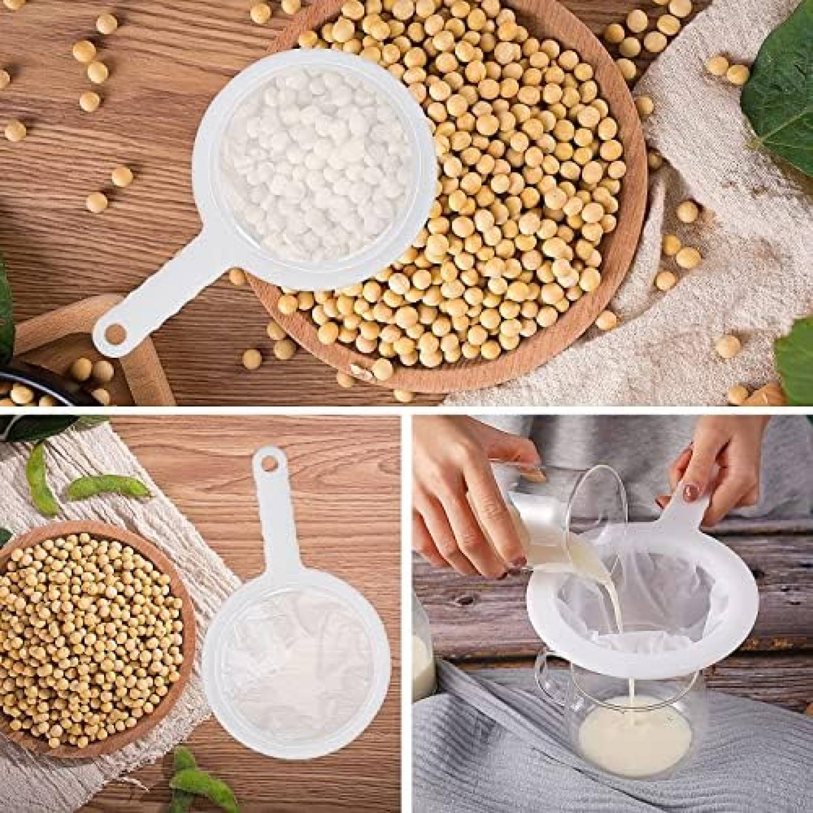 Colador para Jugo GERILKAI 3 Pzs 100/200/400 -Blanco