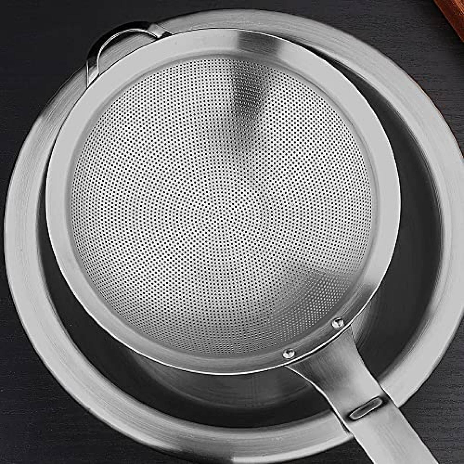 Juego de Coladores Collfa 2 Pzs Acero Inoxidable -Plata