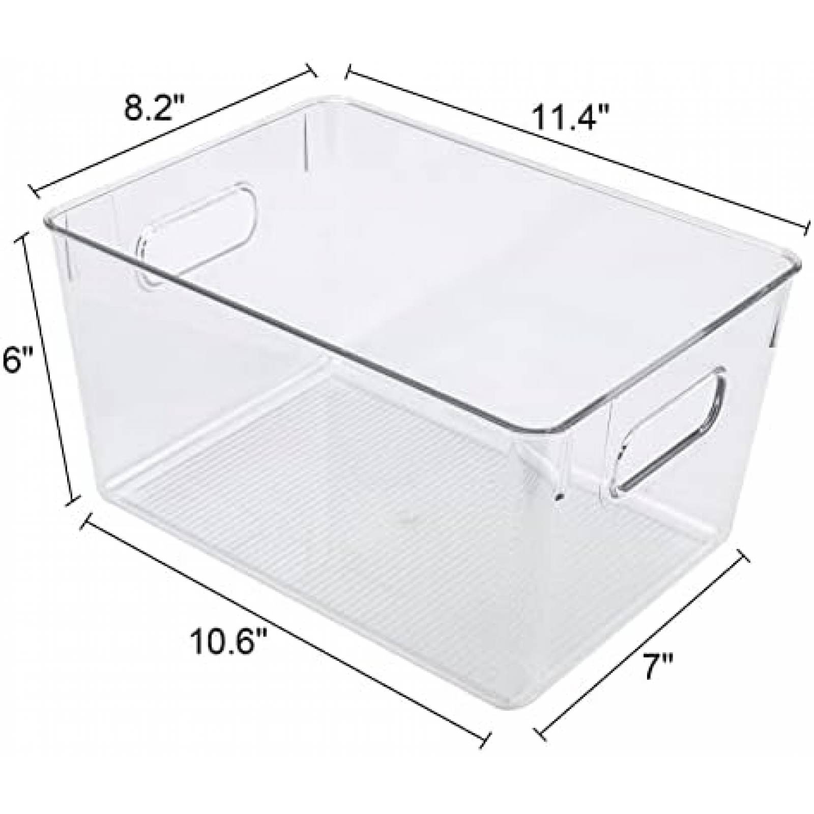 Contenedor De Plastico CMOOD 4 Piezas Para Despensa -Blanco