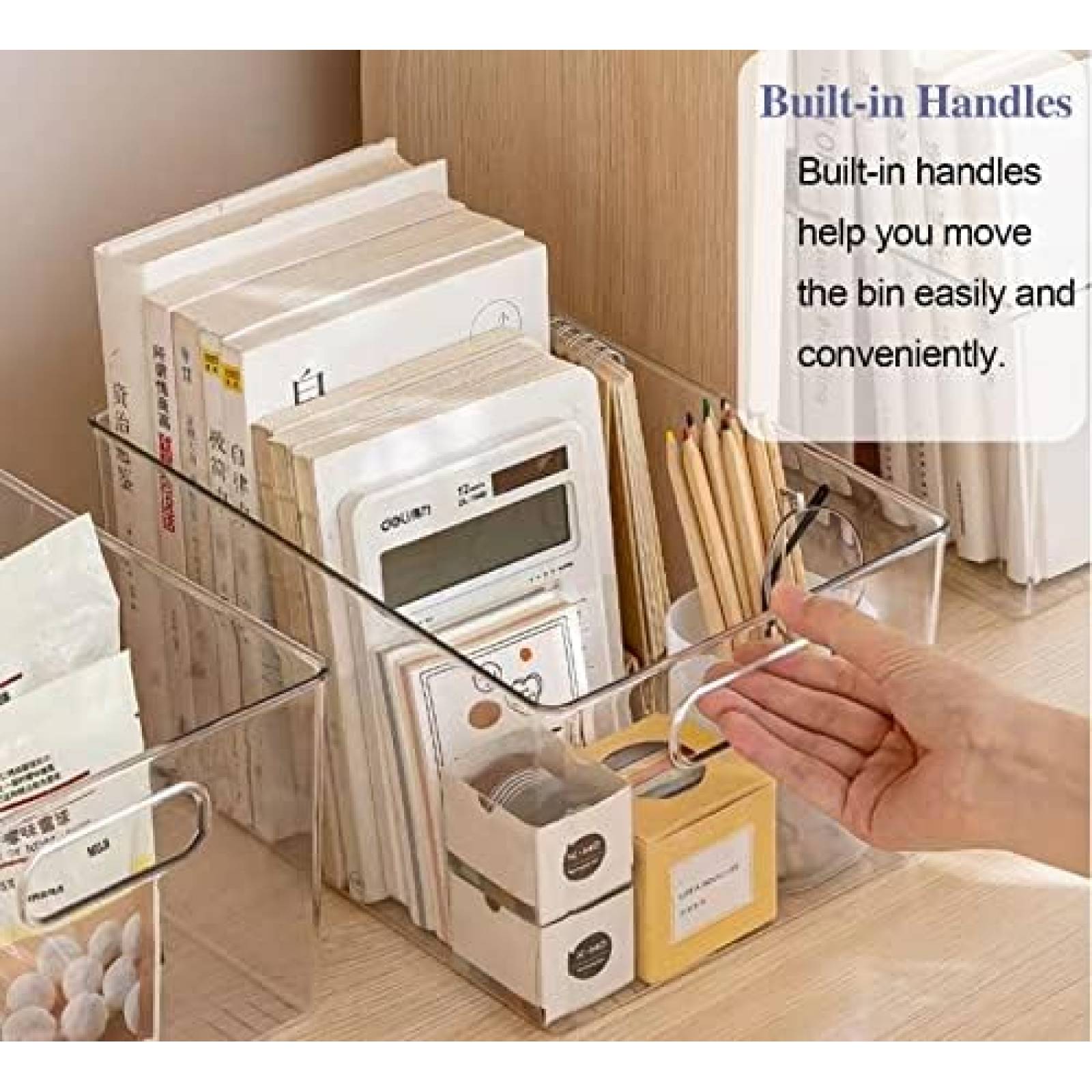 Contenedor De Plastico CMOOD 4 Piezas Para Despensa -Blanco