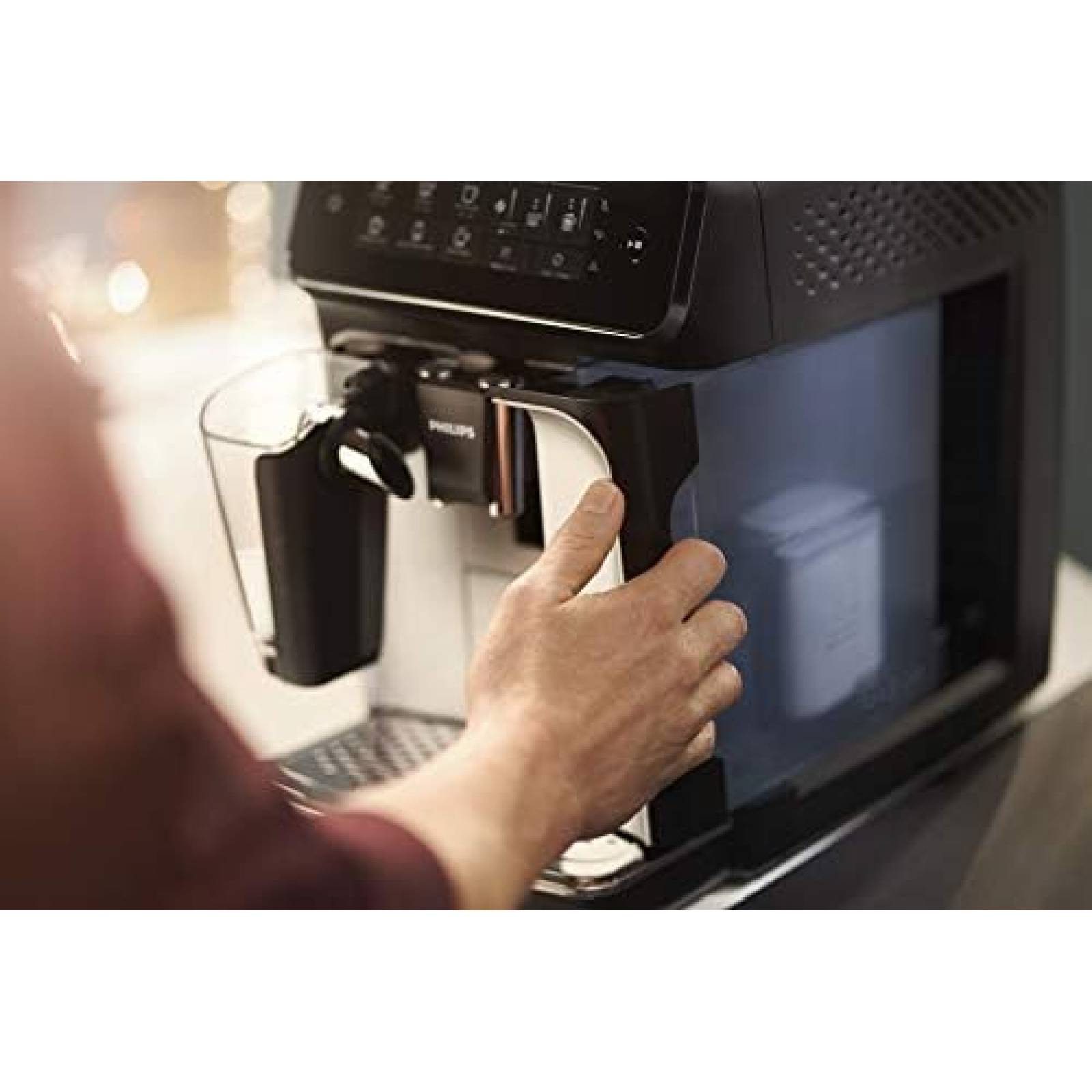 Maquina de Espressos Philips 3200 con Accesorios -Negro