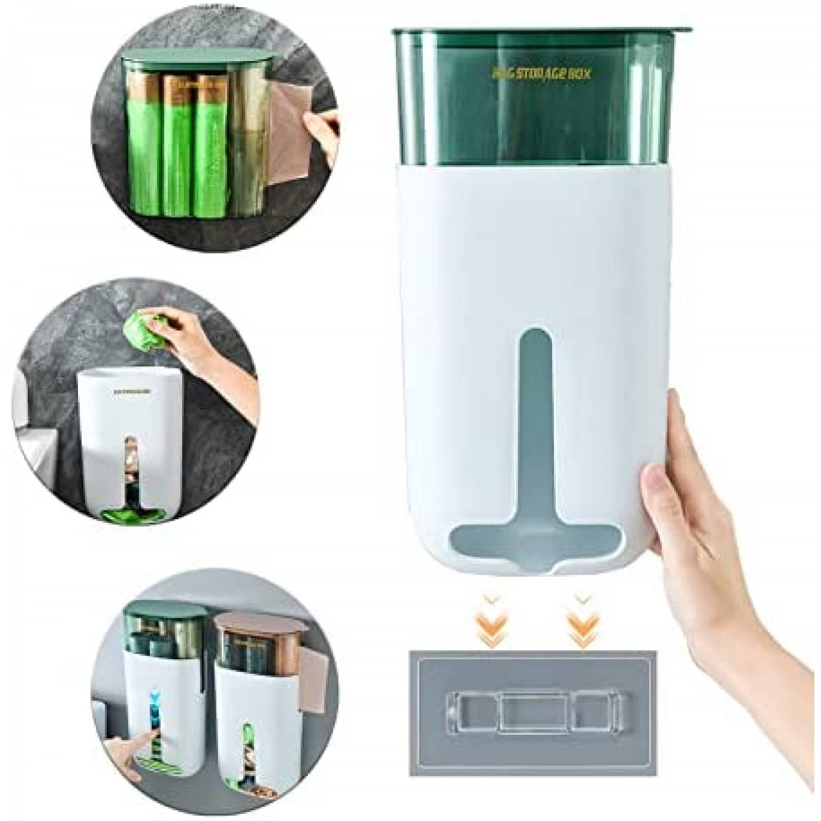 Soporte De Bolsa de Plastico Generic Para Pared -Blanco