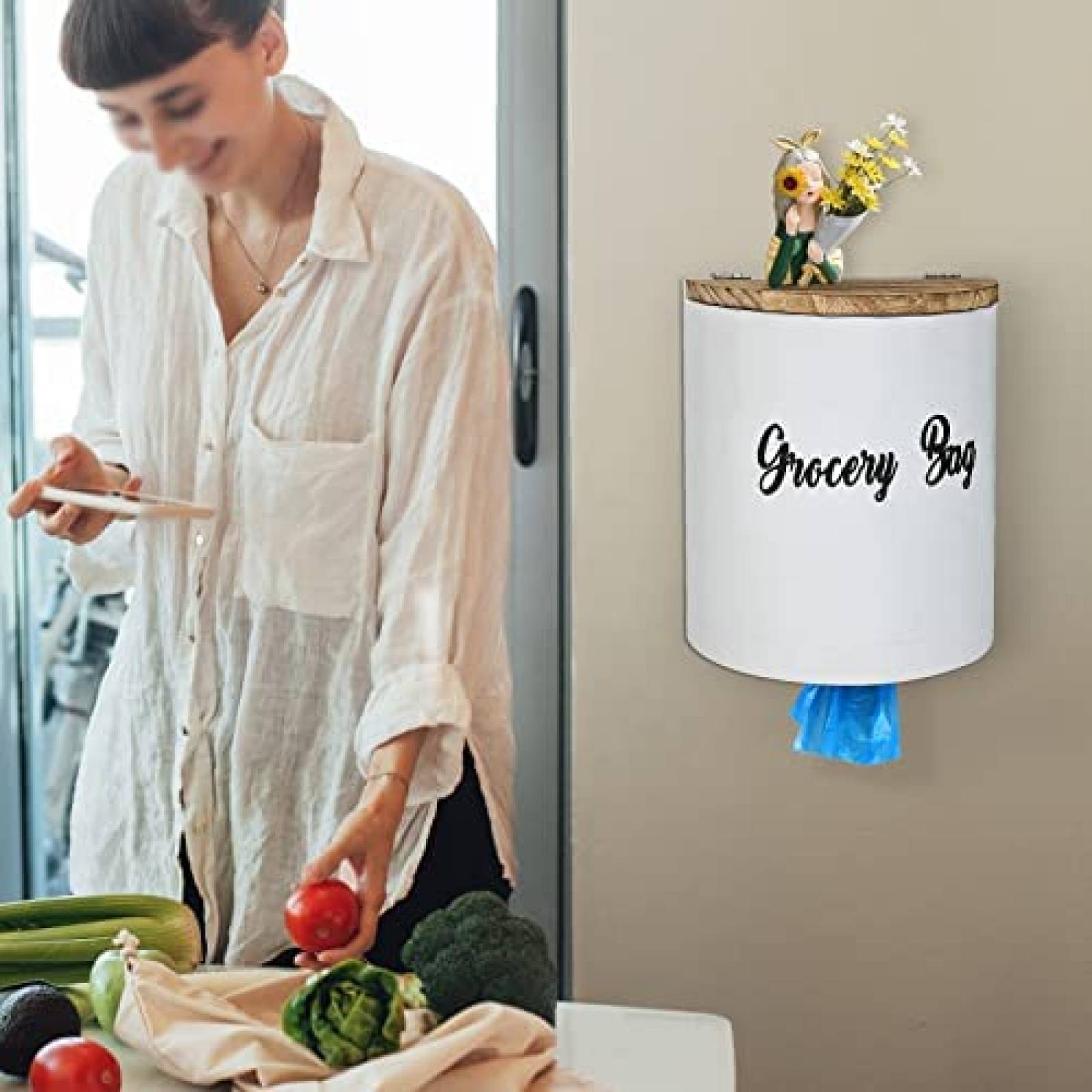 Dispensador De Bolsas PICKKROSS De Plastico Con Montaje