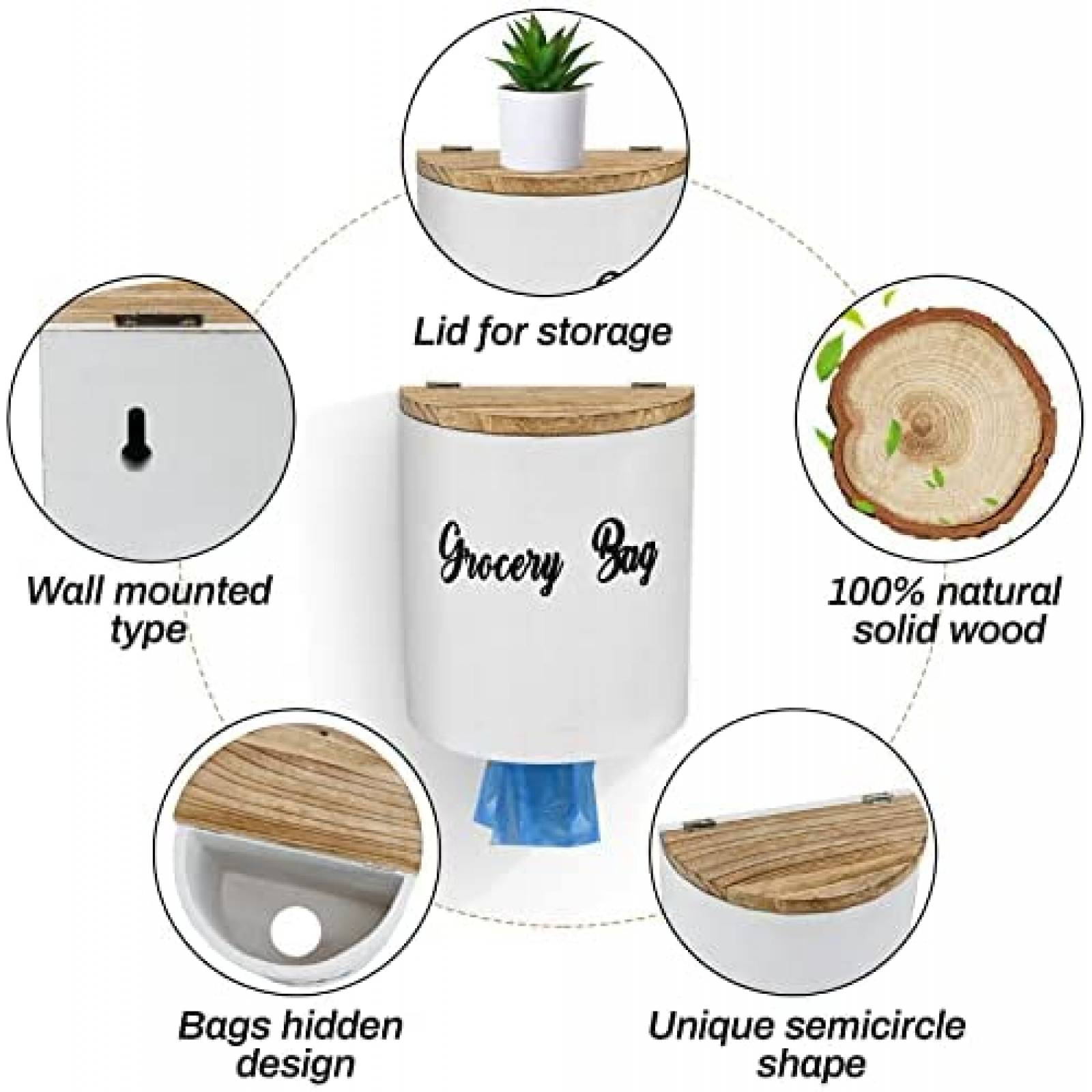 Dispensador De Bolsas PICKKROSS De Plastico Con Montaje