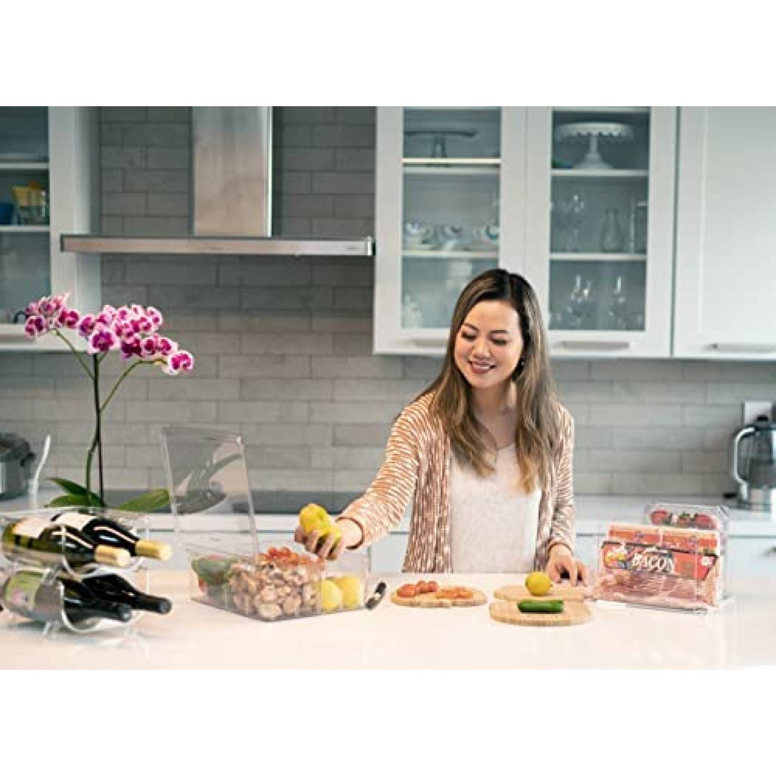 Organizador de Frigorifico Smartified Apilable Multiusos