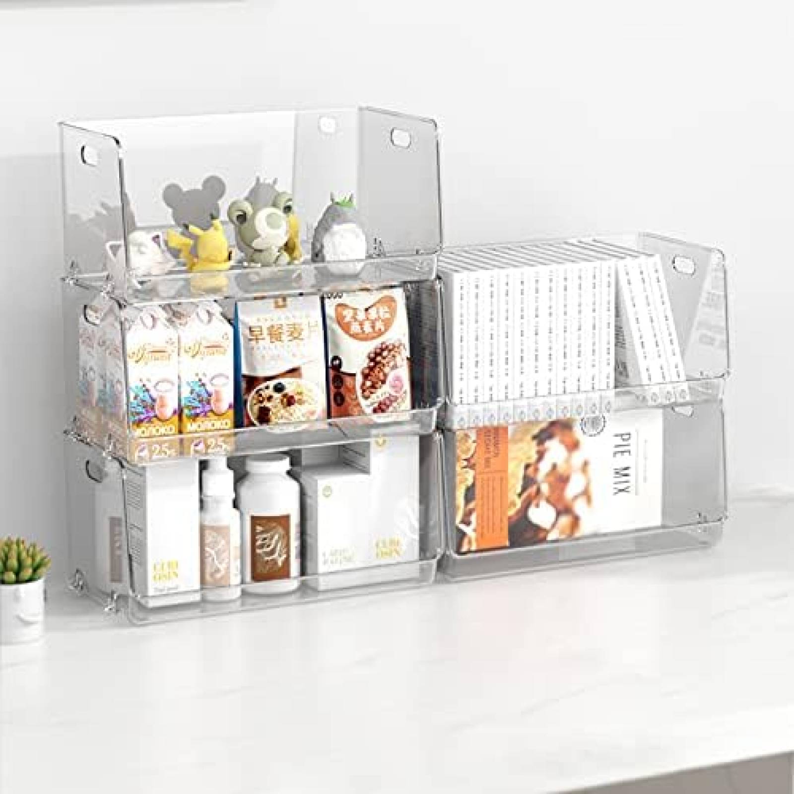 2 Cubos Organizadores Nicunom Multiusos -Transparente