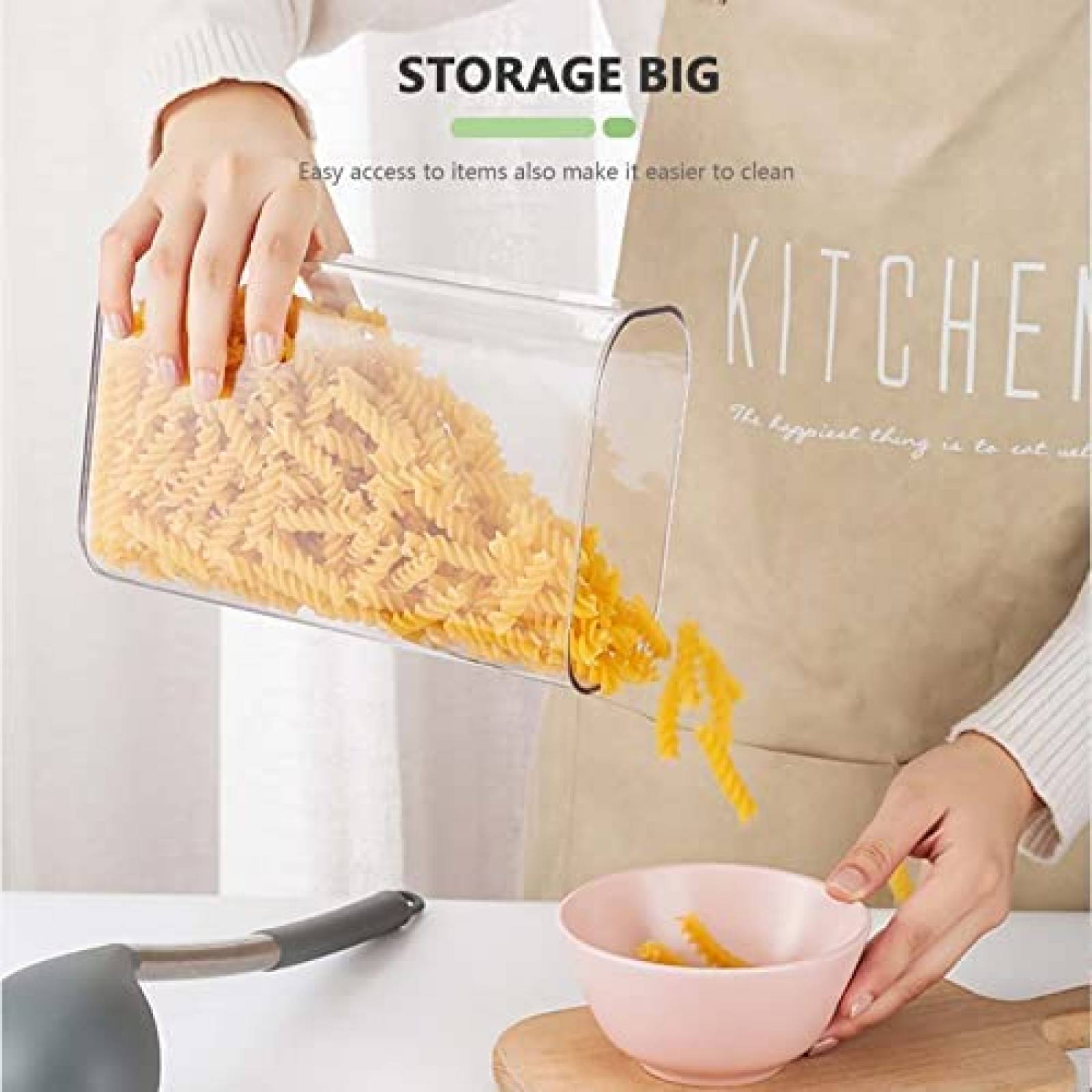 Recipientes Organizadores YUNLINLI 5 Pzs 1.5 y 2 Litros