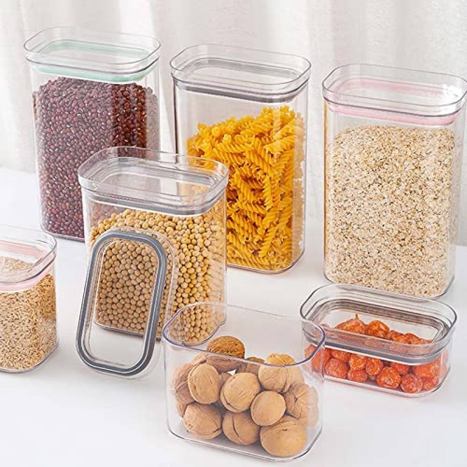 Recipientes Organizadores YUNLINLI 5 Pzs 1.5 y 2 Litros