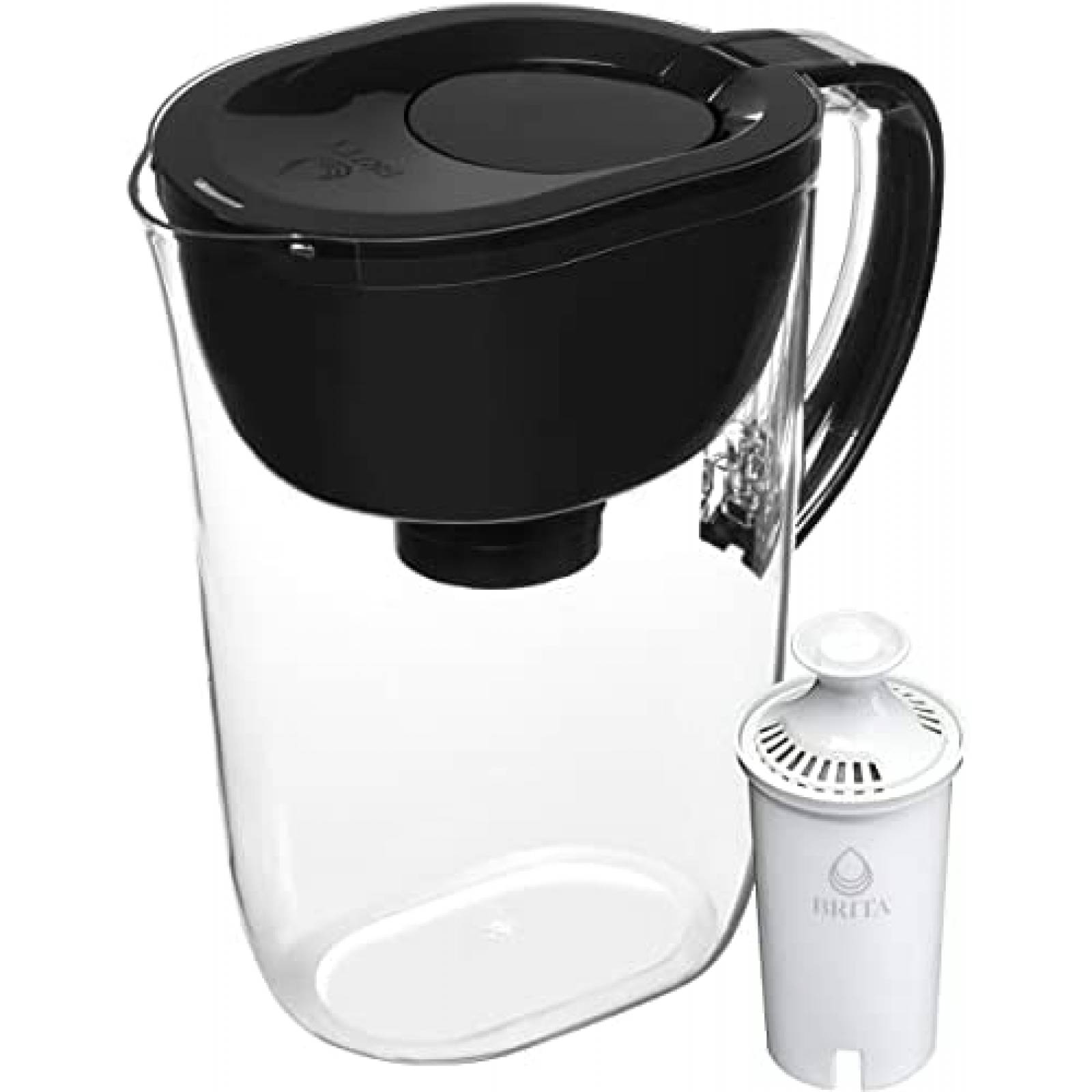 Jarra con Filtro de Agua Brita Capacidad de 2.4L -Negro