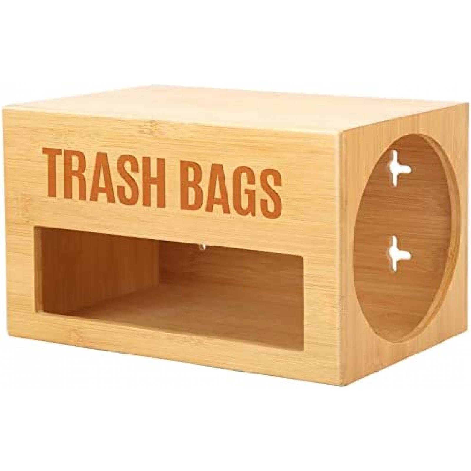 Dispensador De Bolsas De Basura Libreshine Bambu -Cafe