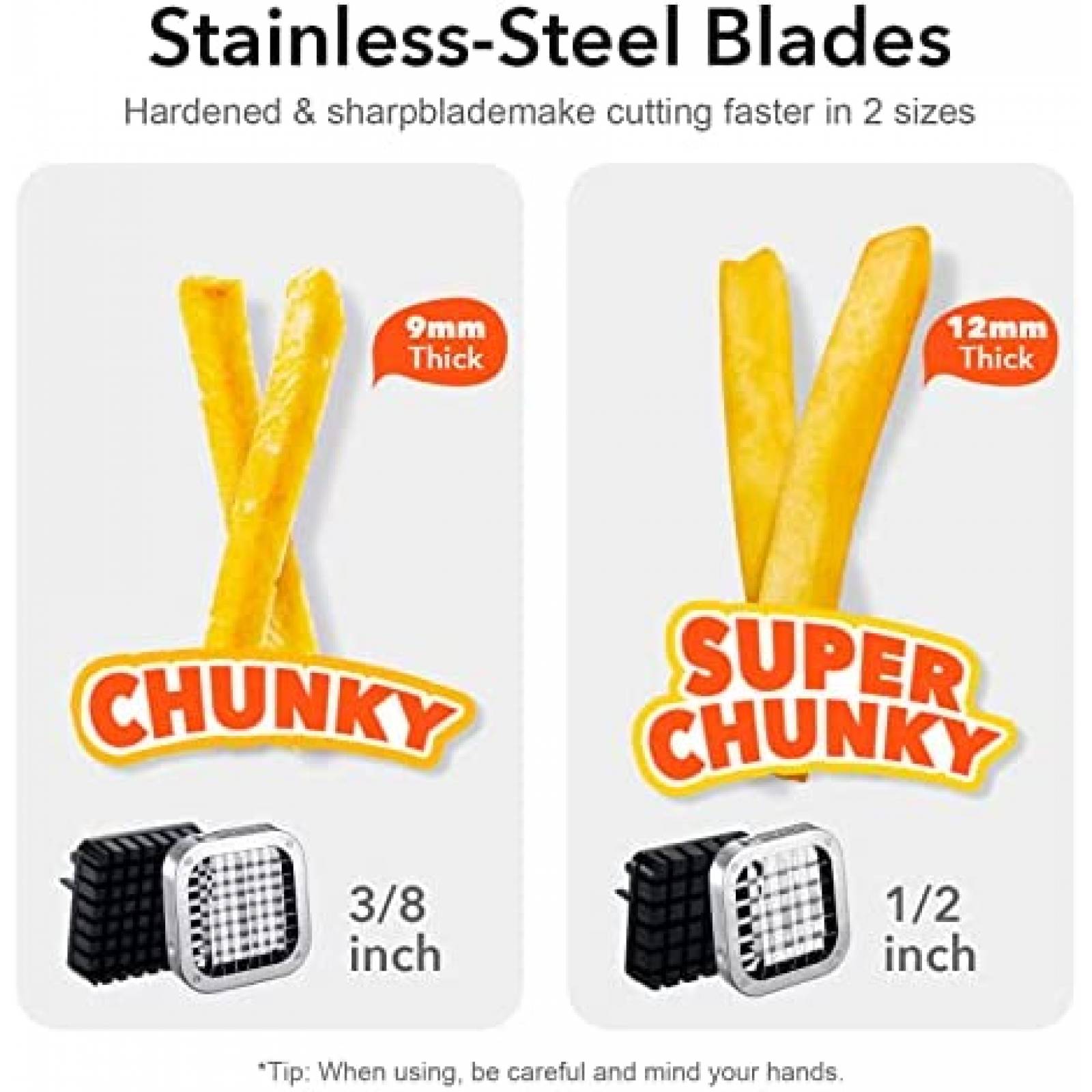 Picador de Frutas y Verduras Befano Acero Inoxidable -Plata