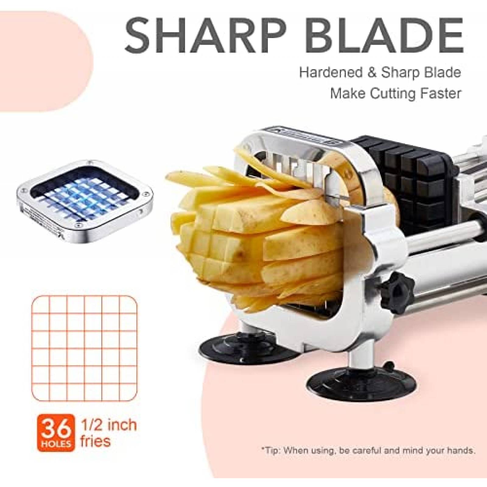 Picador de Frutas y Verduras Befano Acero Inoxidable -Plata