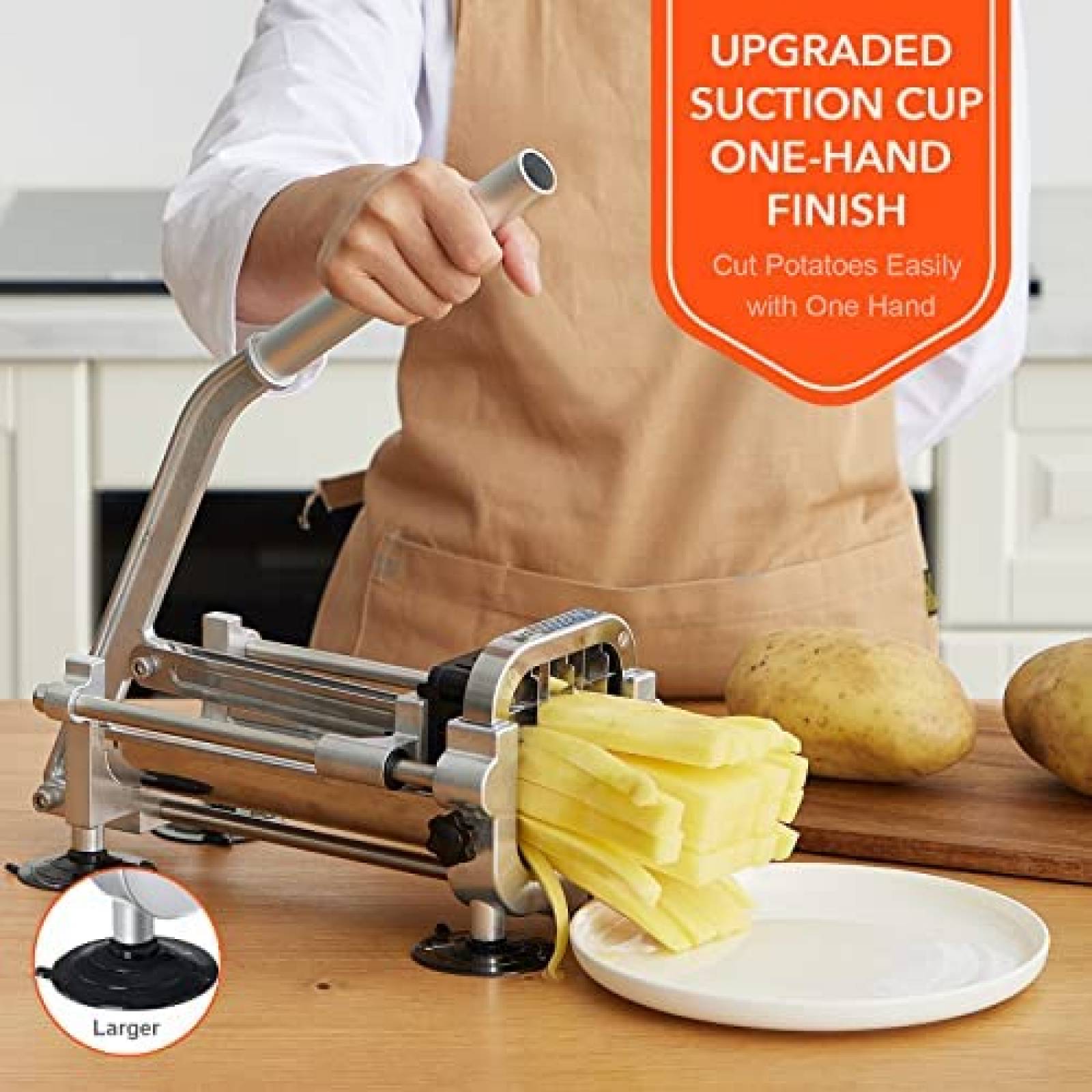 Picador de Frutas y Verduras Befano Acero Inoxidable -Plata