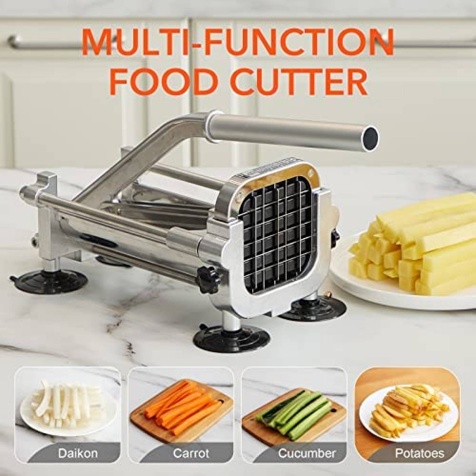 Picador de Frutas y Verduras Befano Acero Inoxidable -Plata