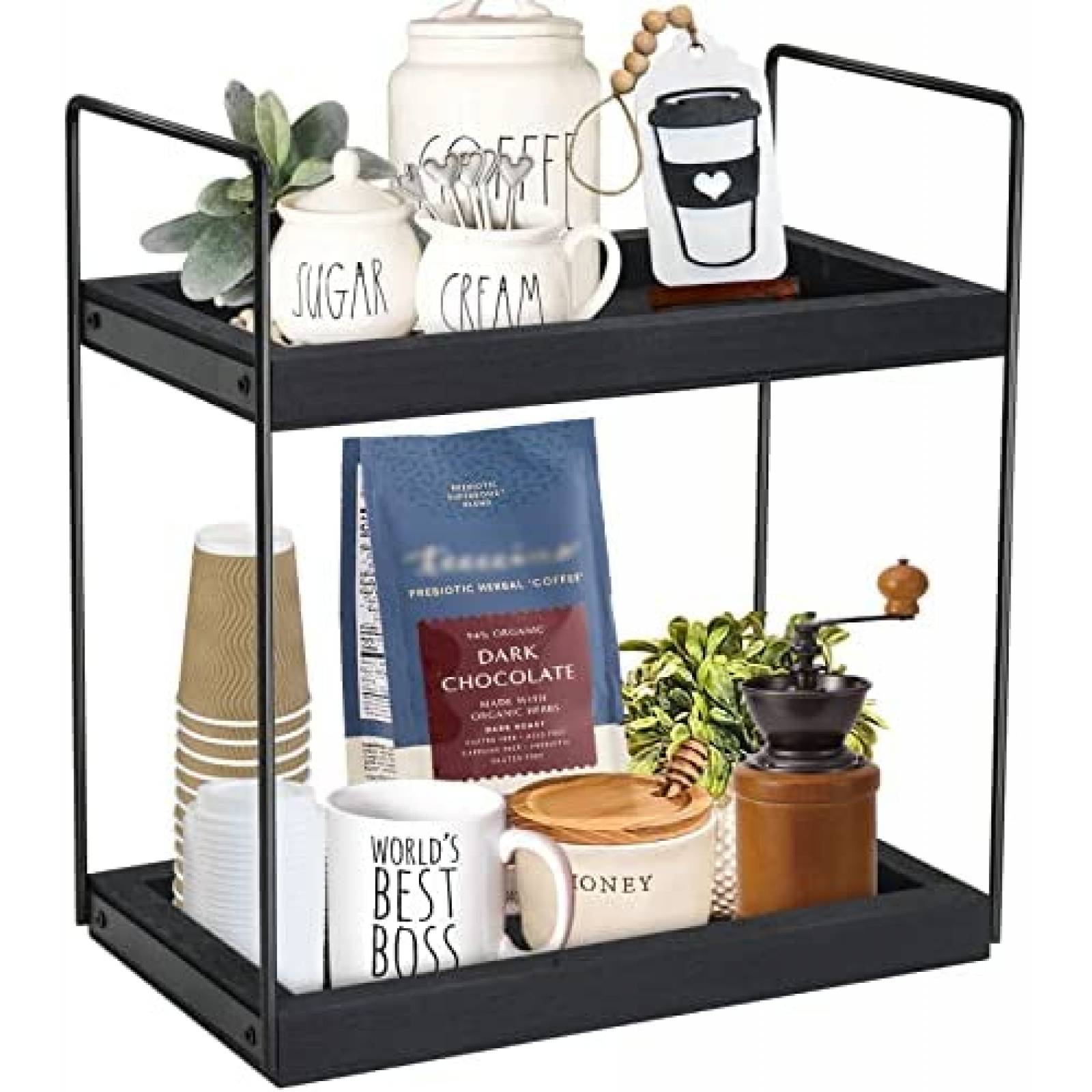 Organizador de Accesorios Y&ME YM Para Barra de Cafe -Negro