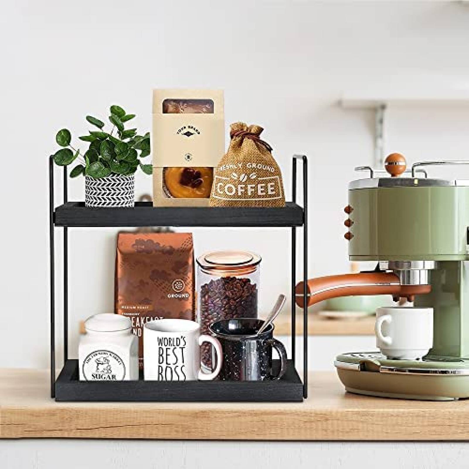 Organizador de Accesorios Y&ME YM Para Barra de Cafe -Negro