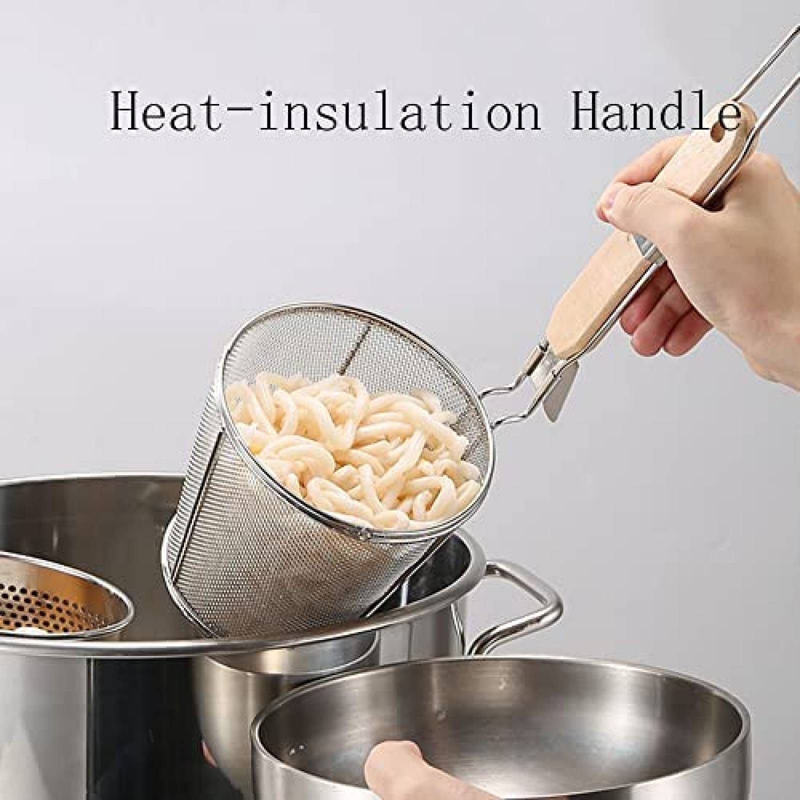Colador para Pasta TENTA TENTA KITCHEN de 14cm 2 Pzs -Plata