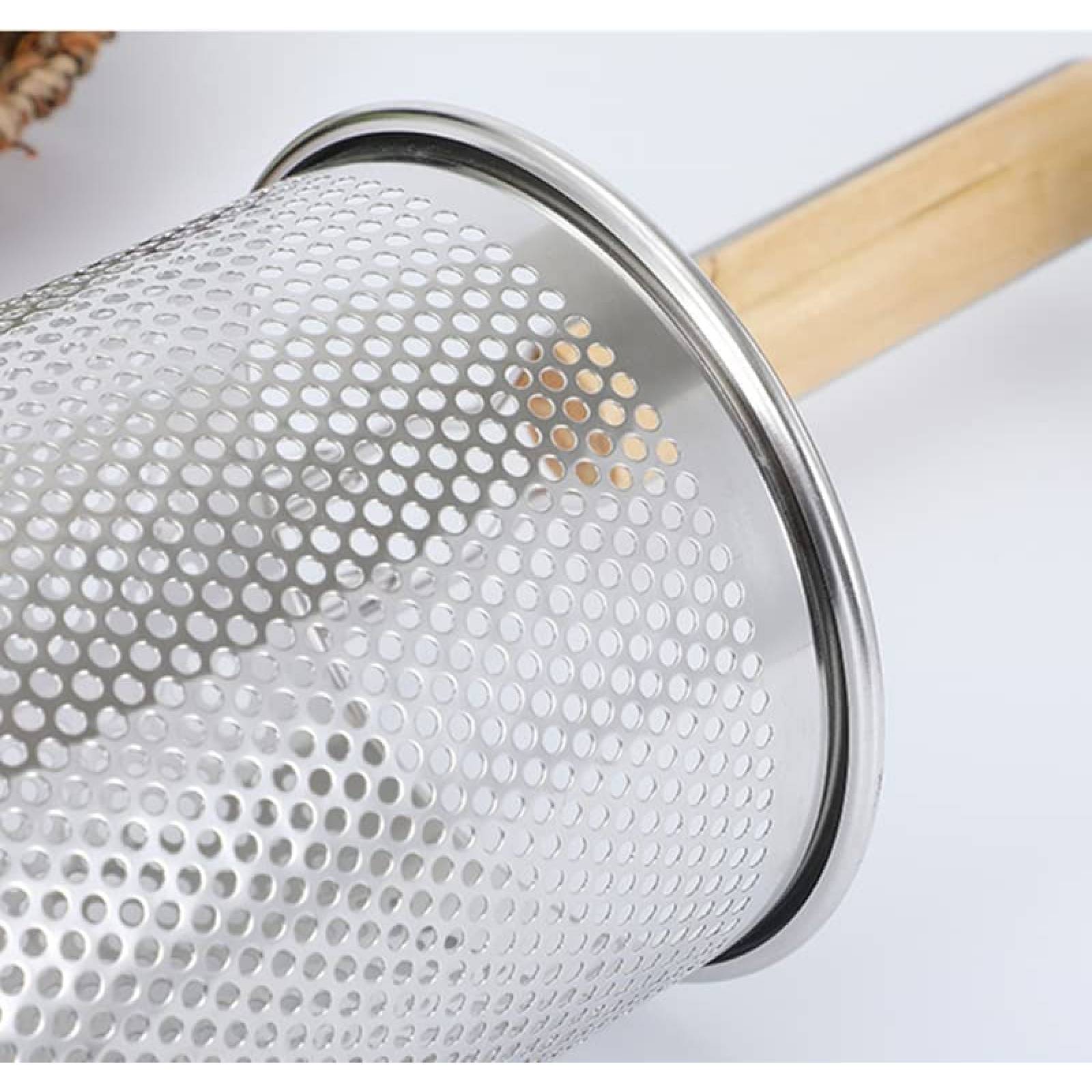 Colador para Pasta Yotbule de Acero Inoxidable 4 Pzs -Plata
