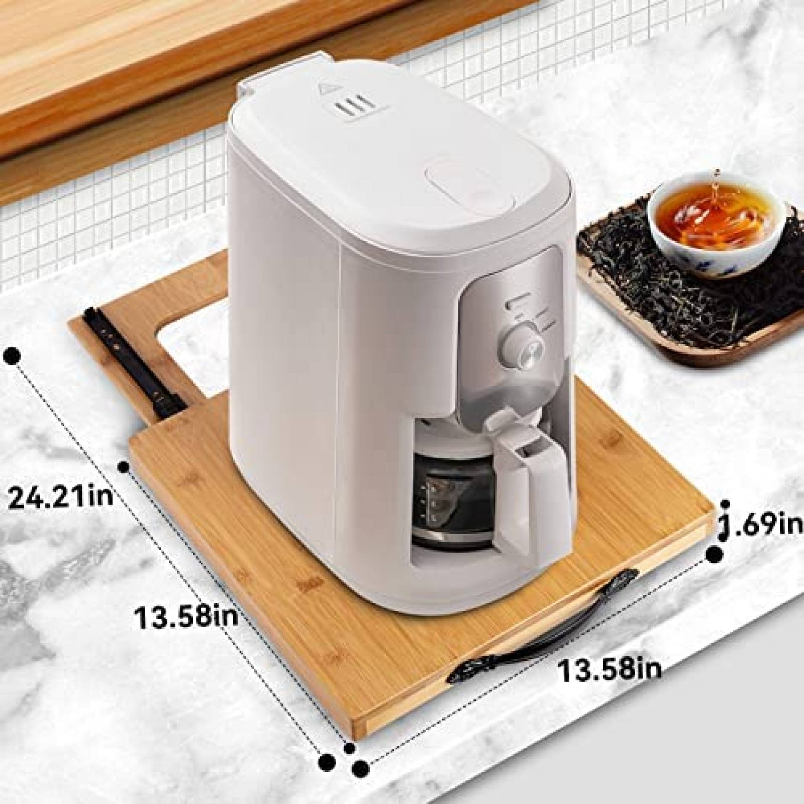 Deslizador De Electrodomesticos HomenComfy Multiusos -Cafe