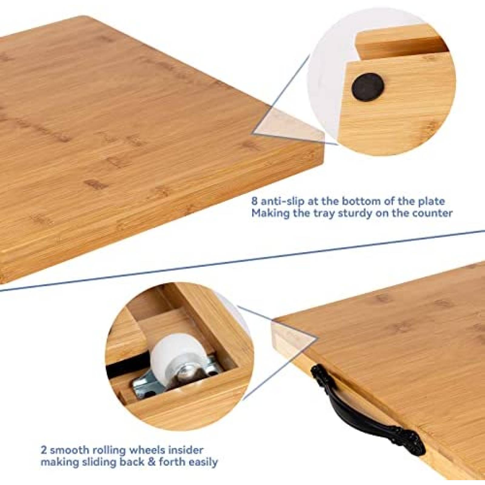 Deslizador De Electrodomesticos HomenComfy Multiusos -Cafe