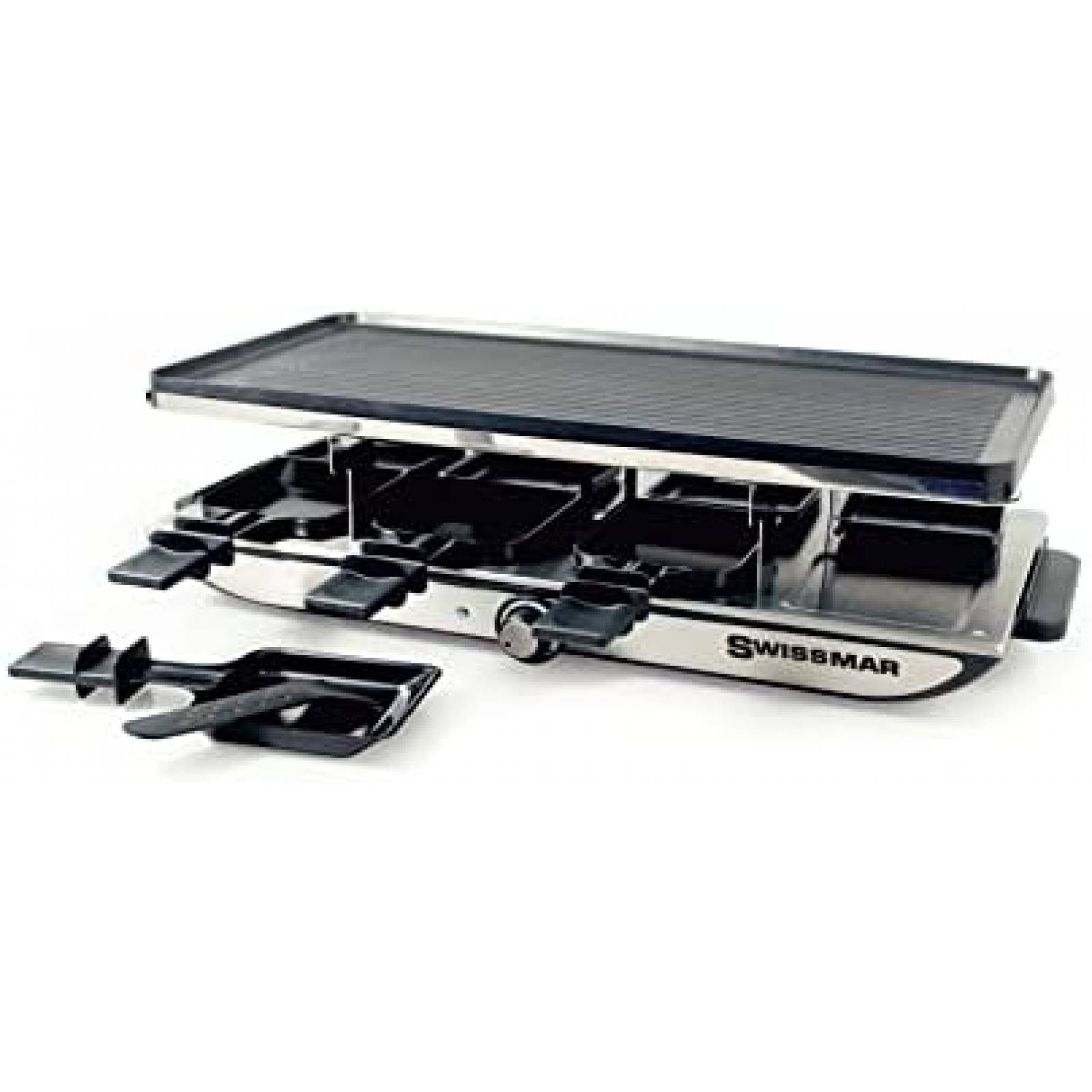 Ginebra Raclette Swissmar Acero Inoxidable Para 8 Personas