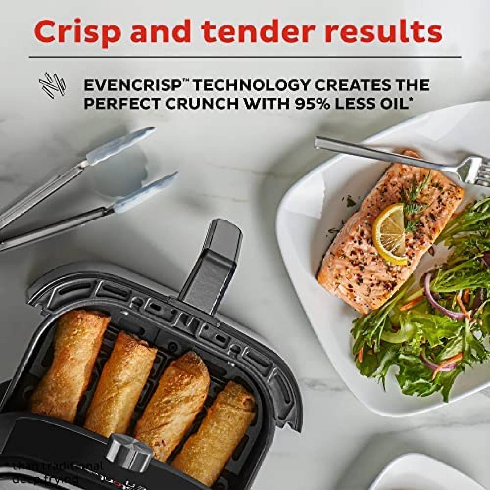 Freidora de Aire Instant Pot Funciones 6 en 1 100 Recetas