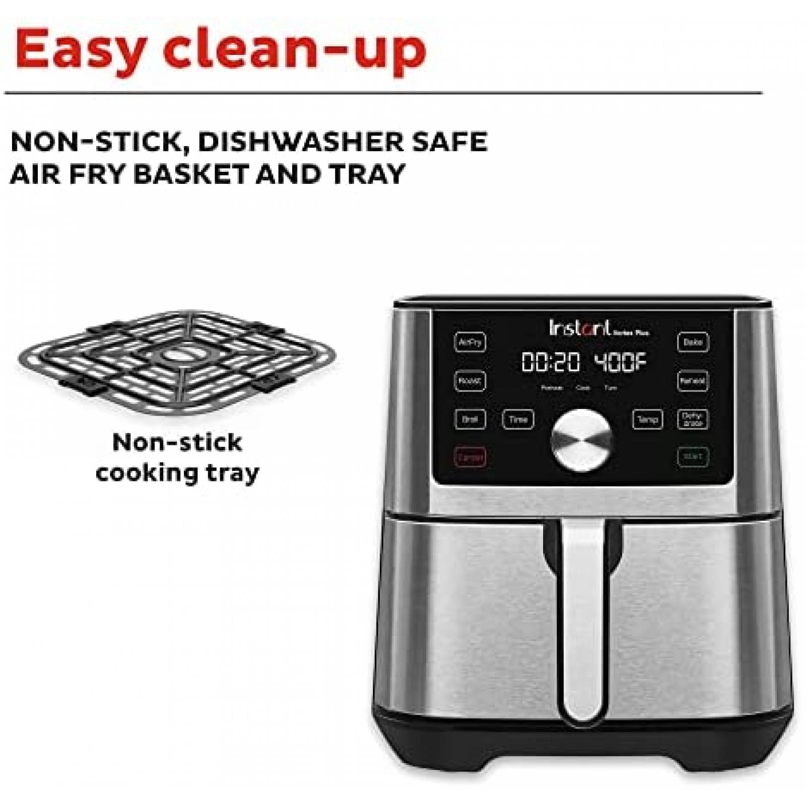 Freidora de Aire Instant Pot Funciones 6 en 1 100 Recetas