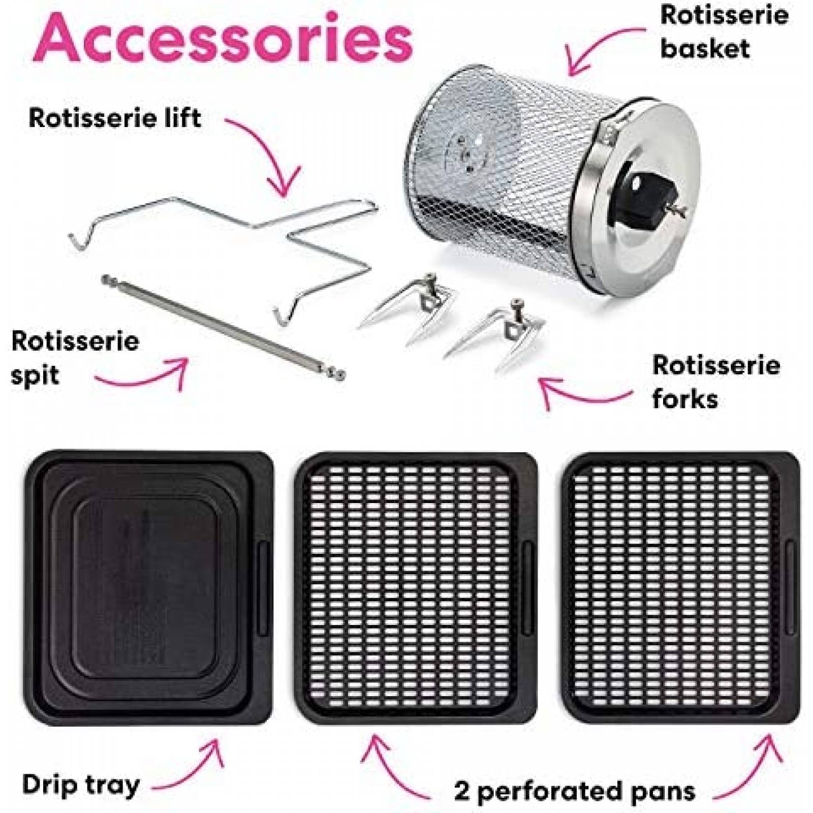 Freidora de Aire Instant Vortex Pro Cap 9.4 Lt -Negro