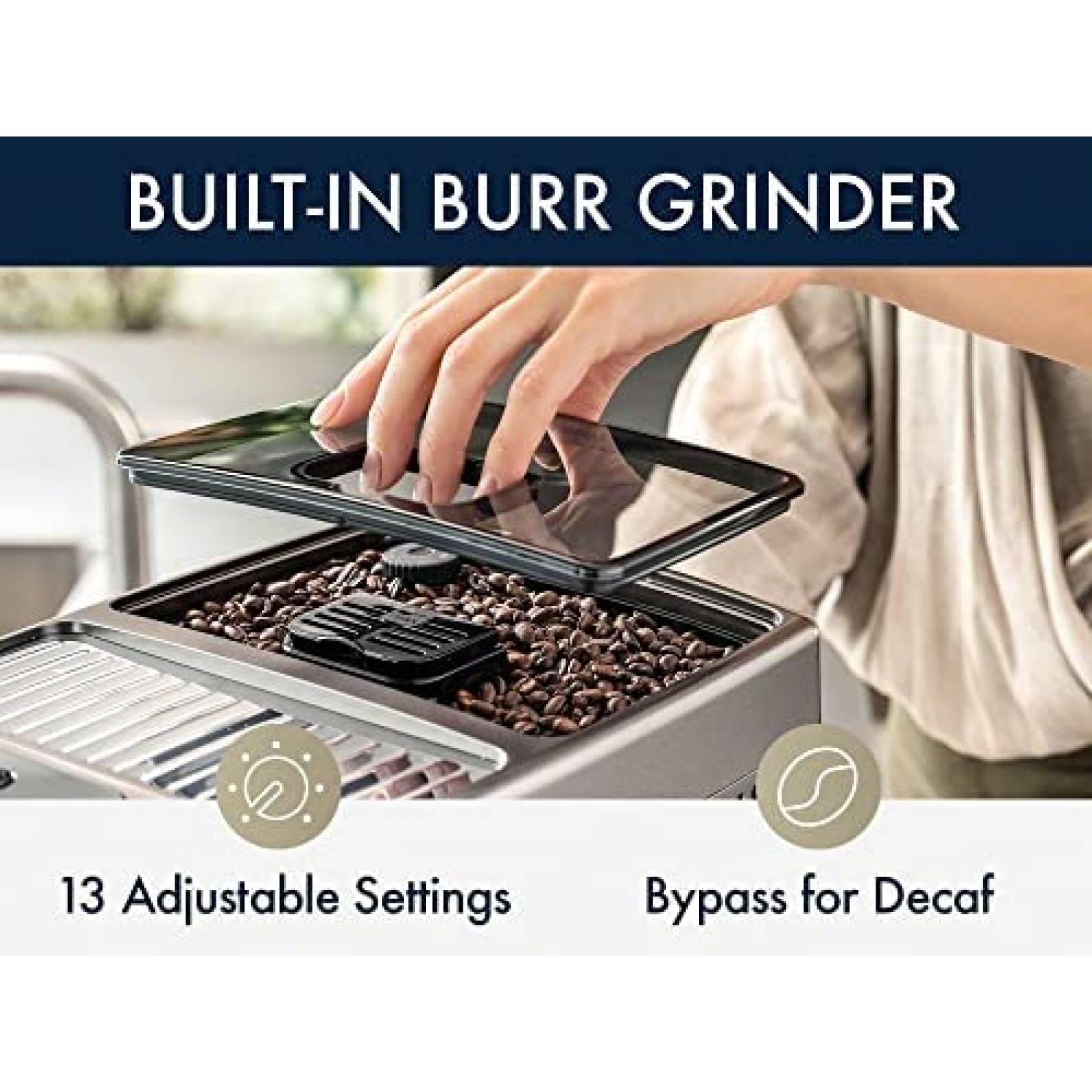 Cafetera De'Longhi Totalmente Automatica Pantalla Tactil