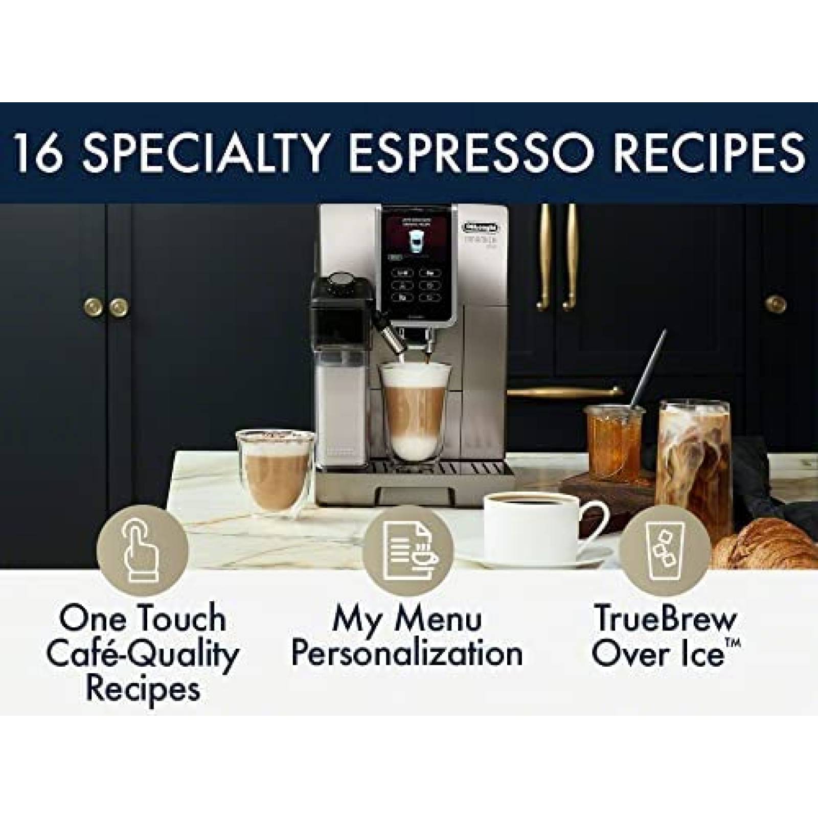 Cafetera De'Longhi Totalmente Automatica Pantalla Tactil