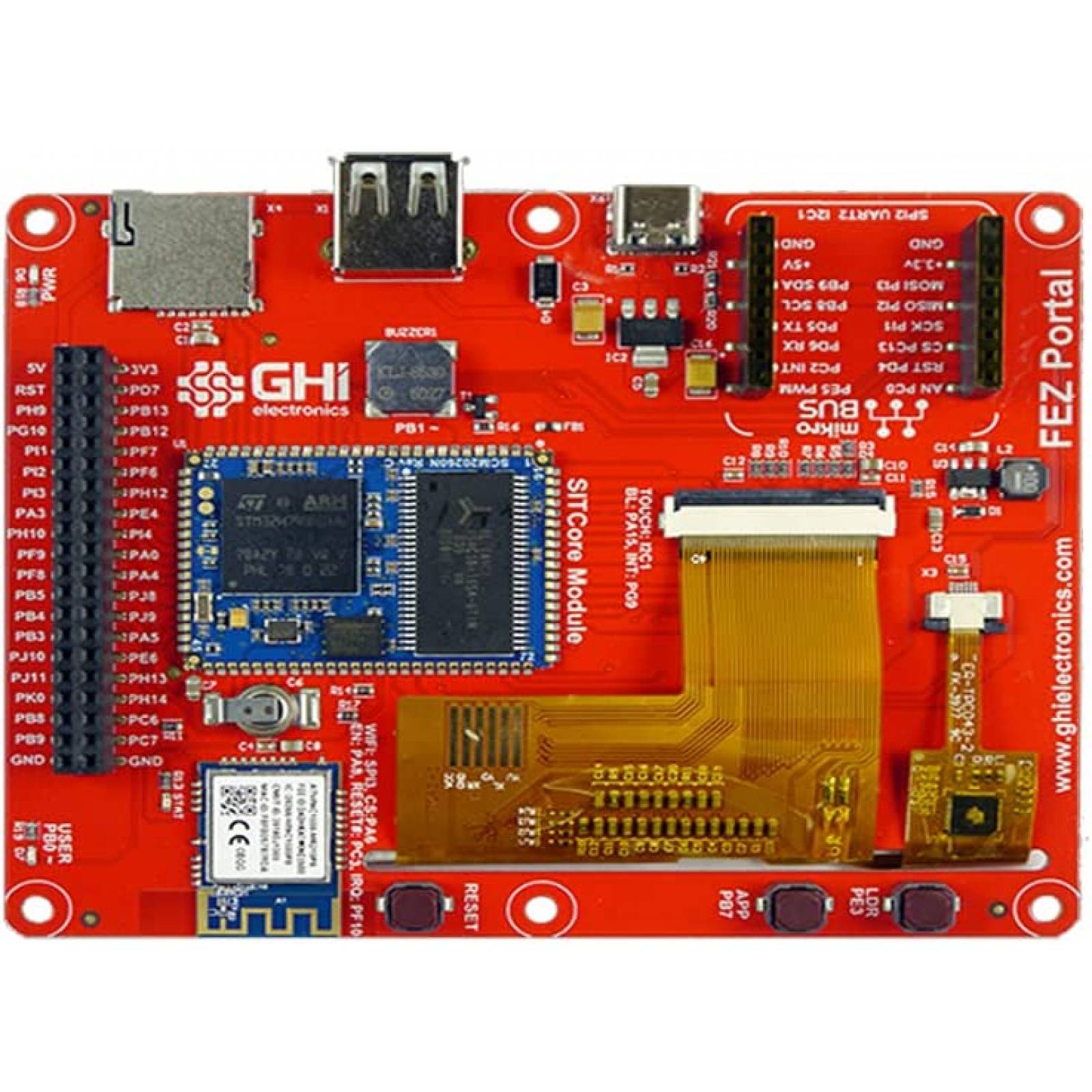 Placa de Control GHI Electronics Facil Programacion -Negro