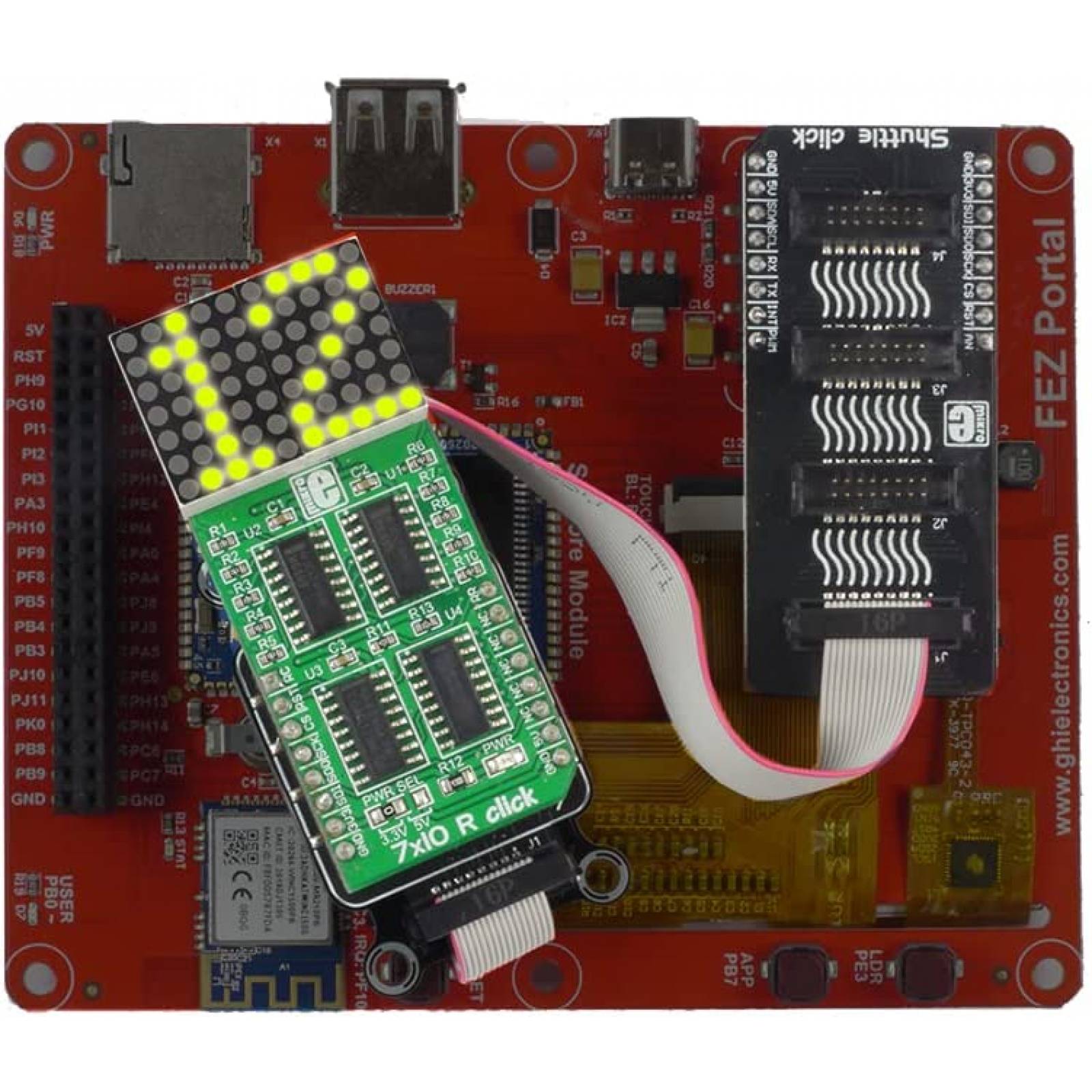 Placa de Control GHI Electronics Facil Programacion -Negro