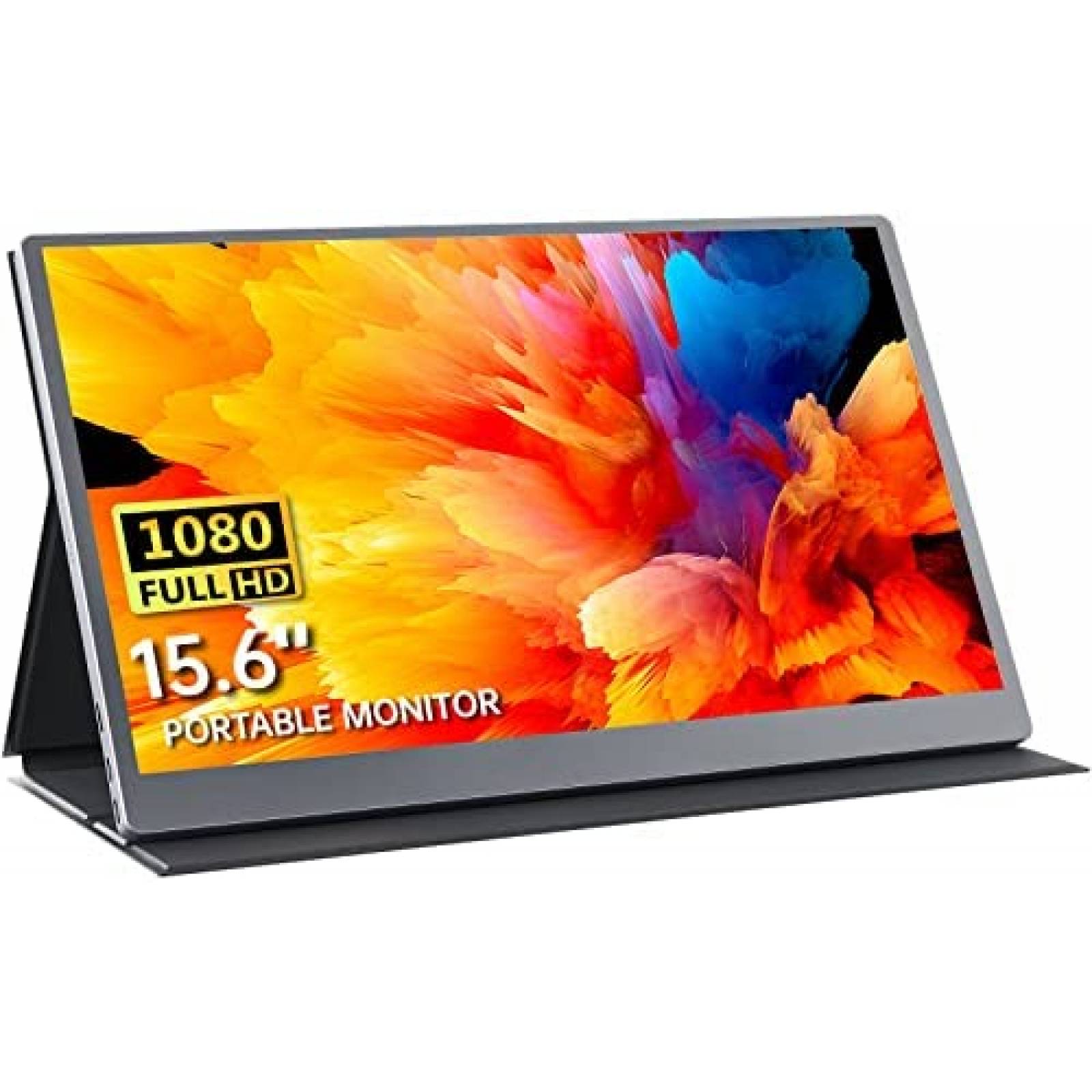 Kit de 2 Monitores Portatil Upperizon 15.6'' 1080P FHD -Gris