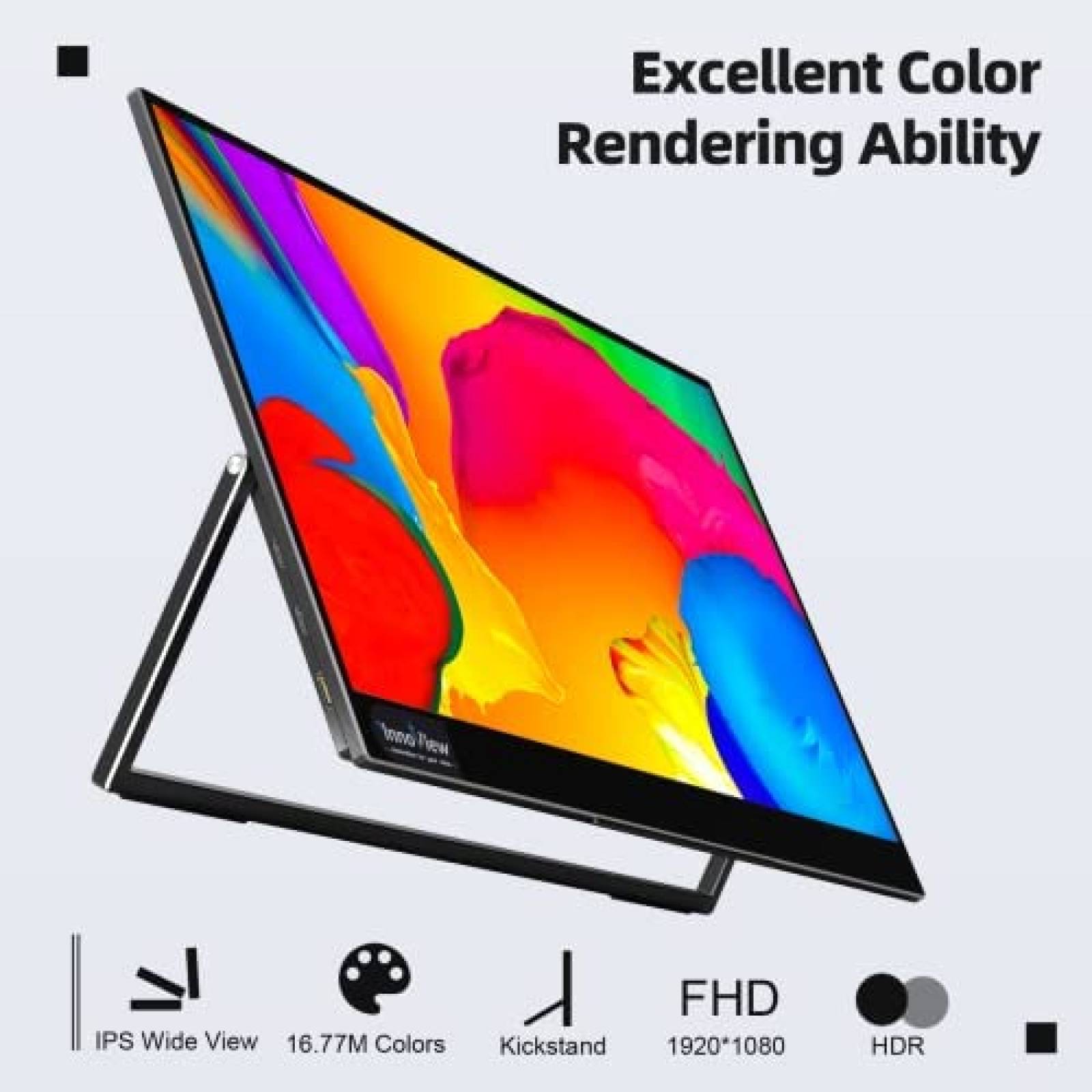 Monitor Portatil InnoView 15.6'' FHD+Monitor 24'' -Negro